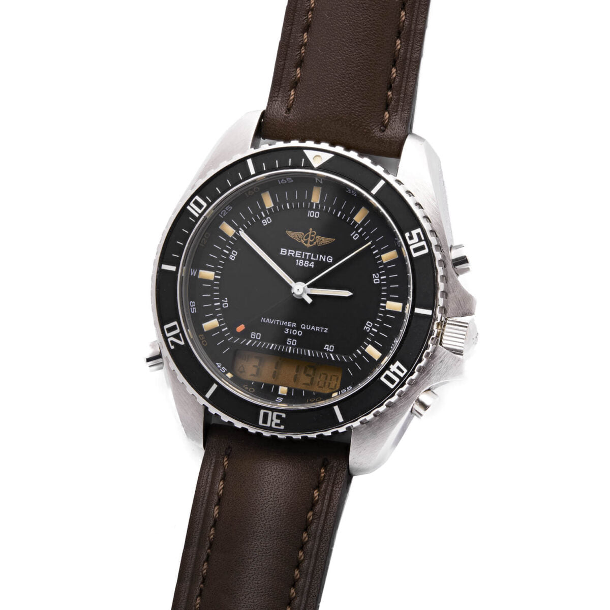 Breitling Pluton Navitimer quartz 3100 ref A51037
