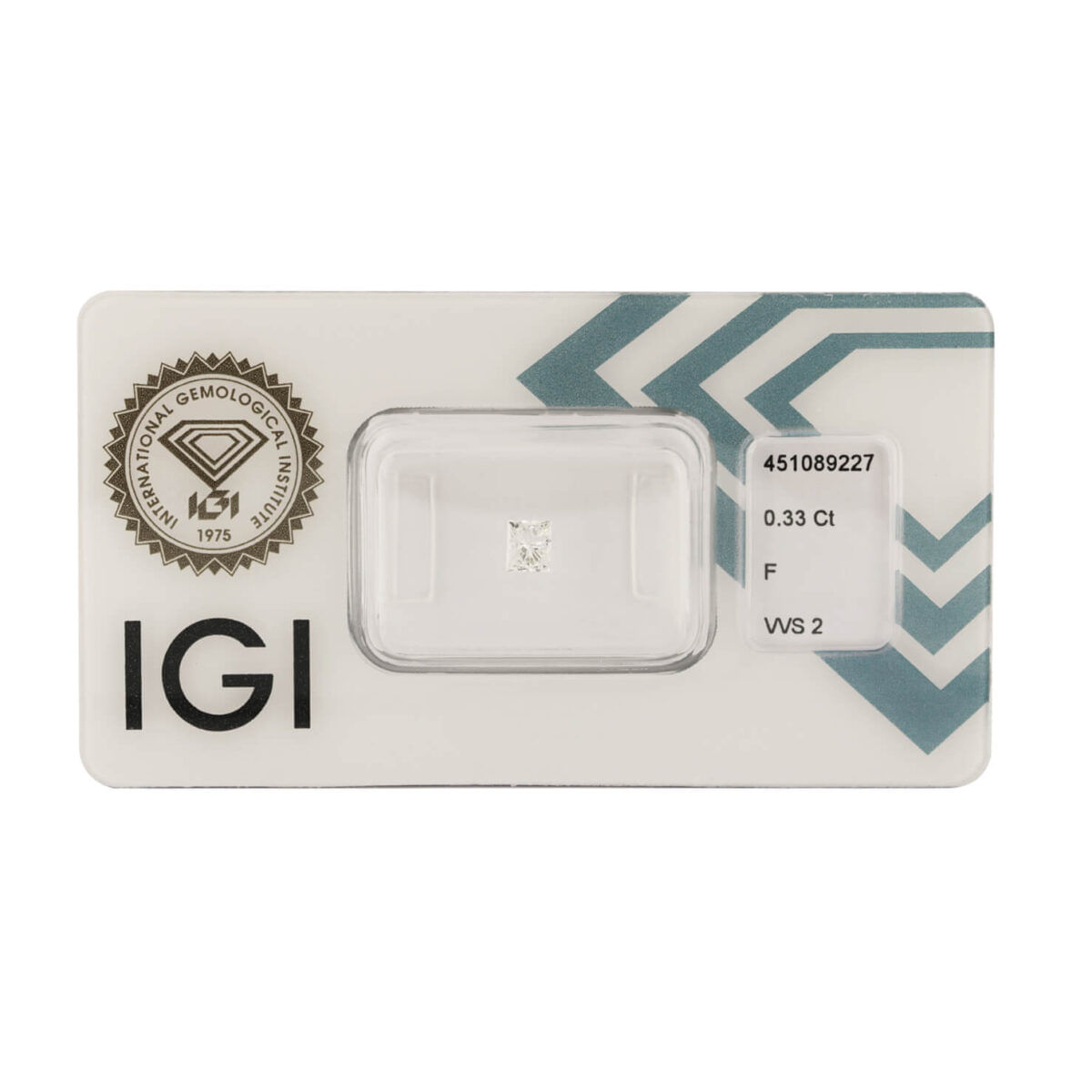 Diamante princess certificato IGI 0,33 ct