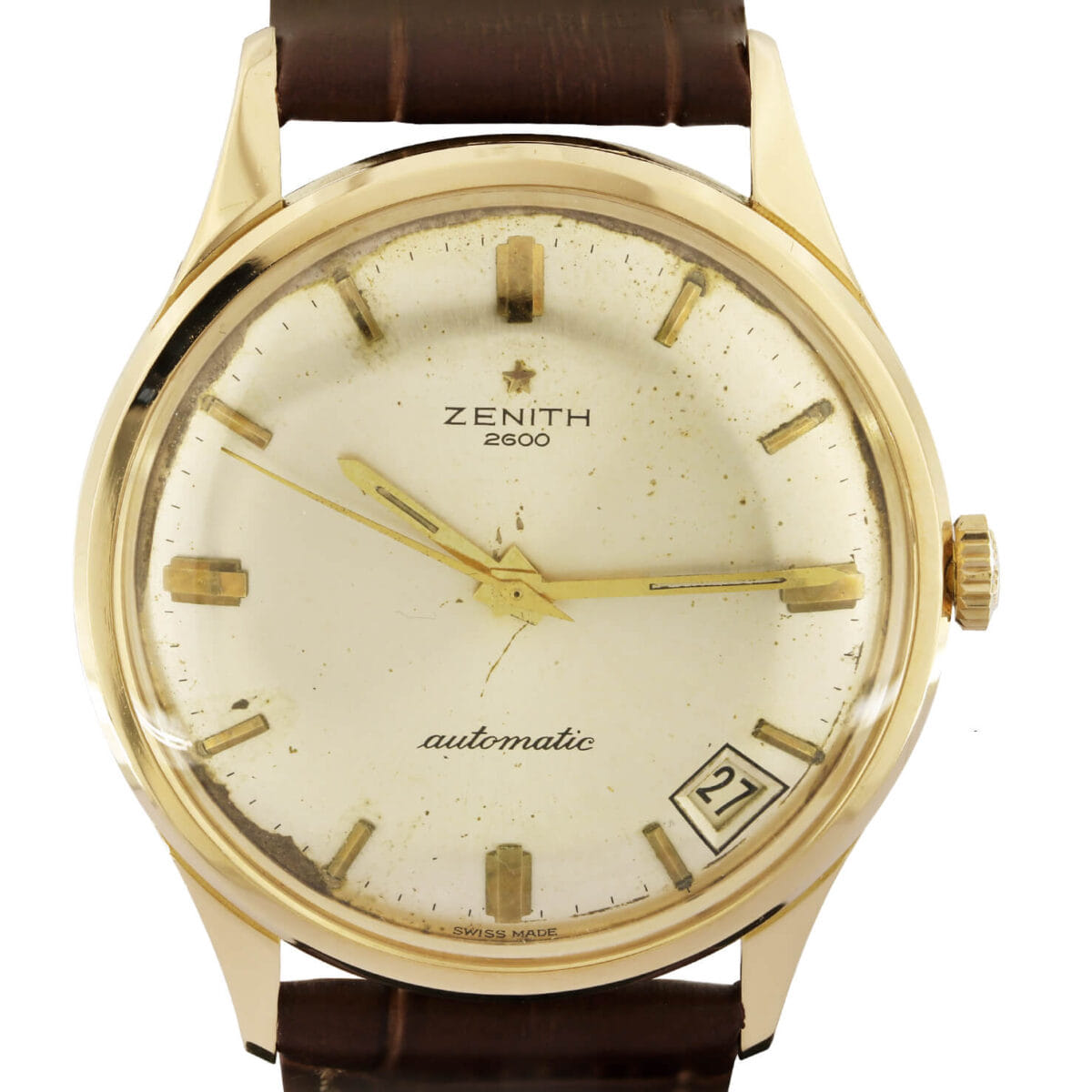 Zenith 2600 Stellina Classic Vintage Automatic oro 18kt cal 2532