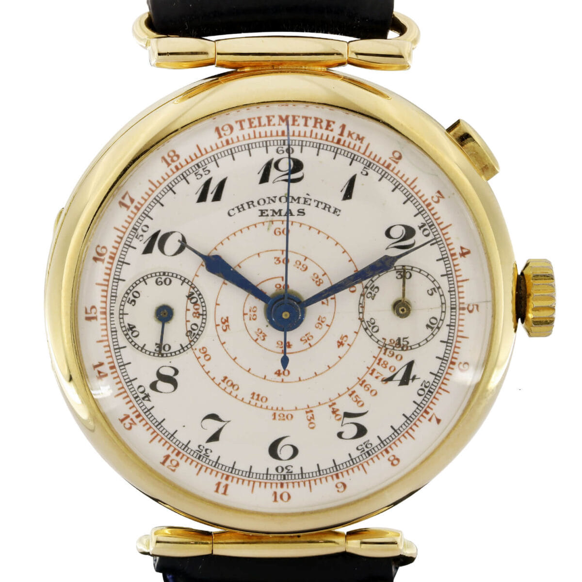 Emas Telemetre Chrono Monopulsante oro 18kt Cal Landern Han