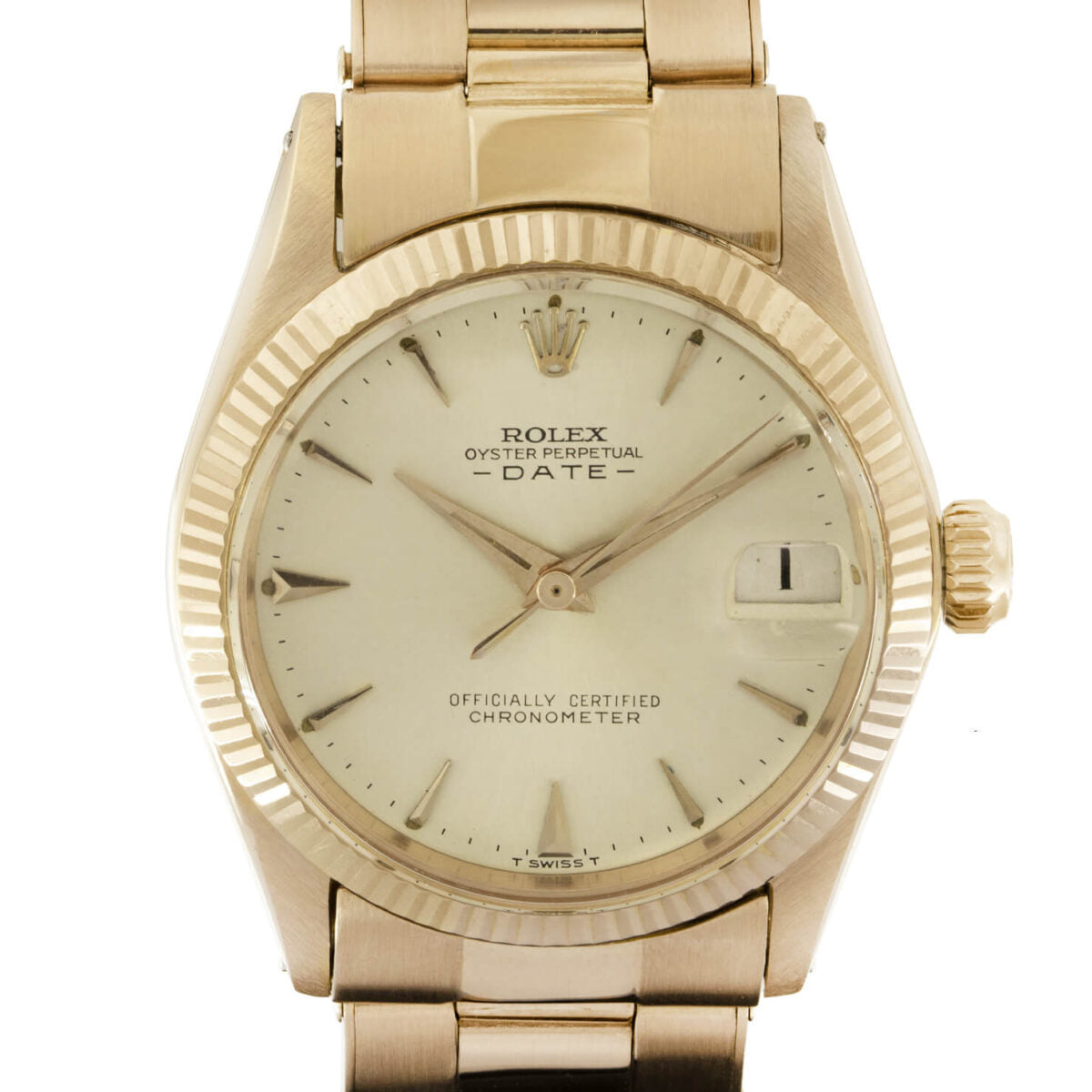 Rolex Datejust Rosegold 31 mm ref 6627