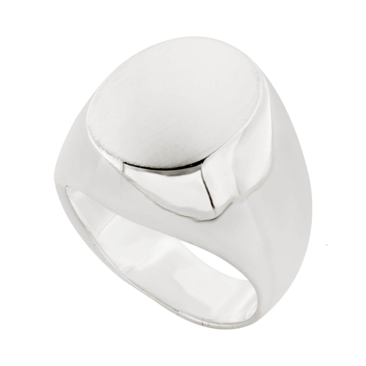 Anello sigillo in argento 925%