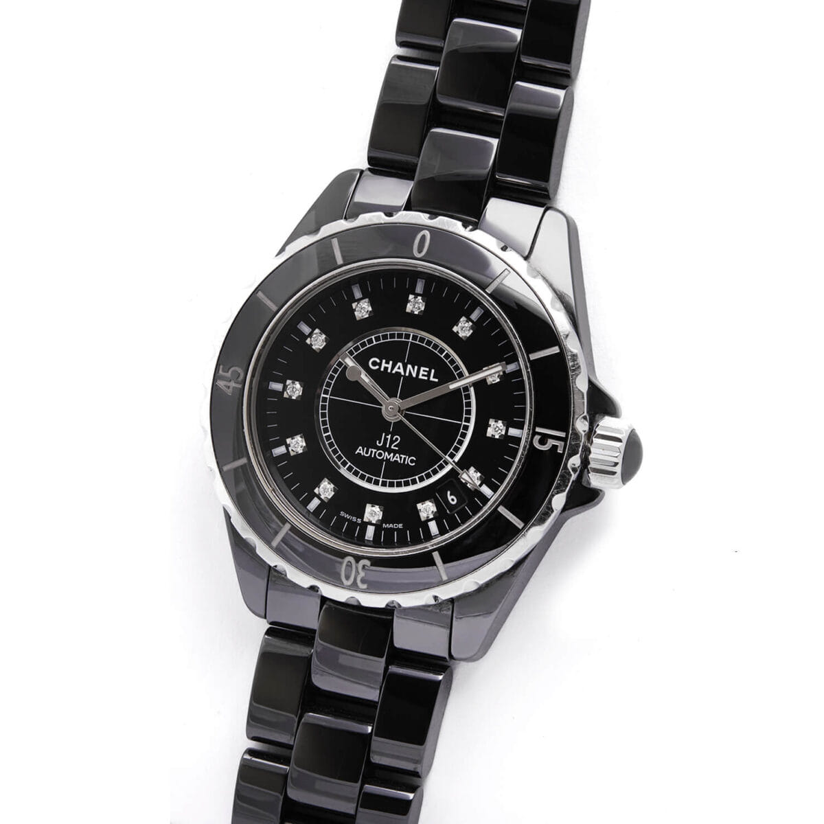 Chanel J12 Diamond Automatic 38mm ref H1626