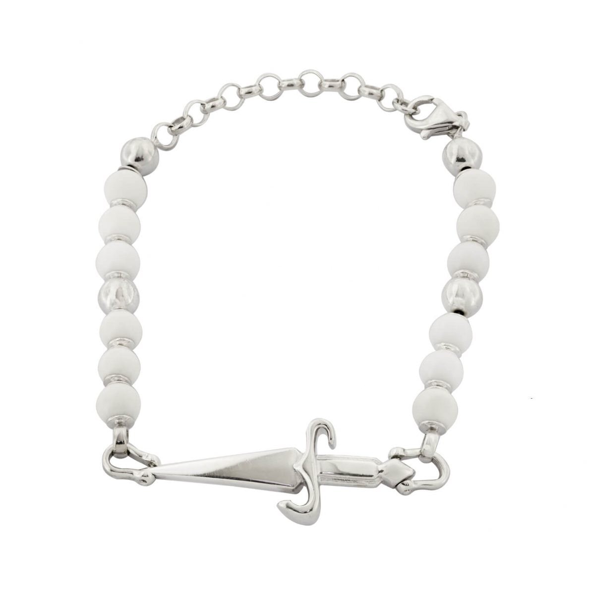 Bracciale Paciotti in argento 925% con pietre bianche