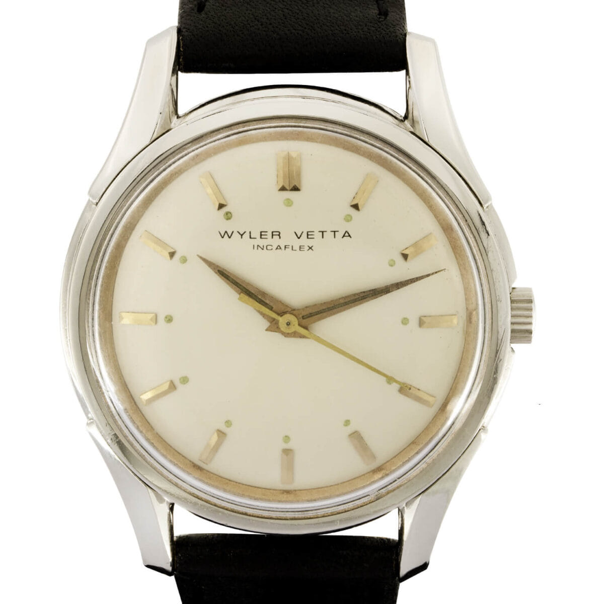 Wyler Vetta Incaflex Classic Steel 36mm ref 8171-1