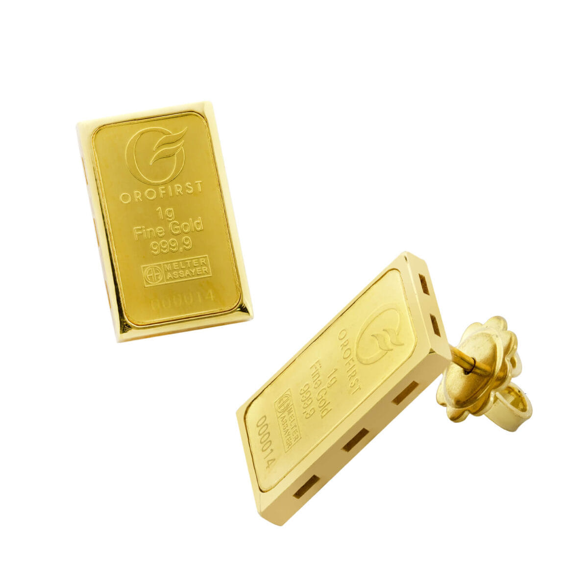 Orecchini the bullion in oro giallo