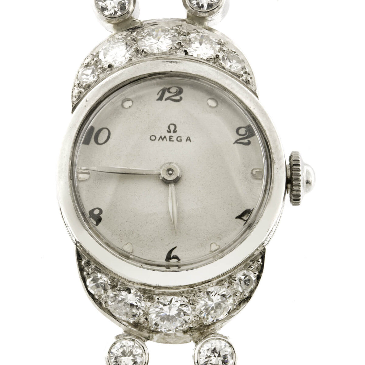 Omega Lady bell’epoque platinum Diamond