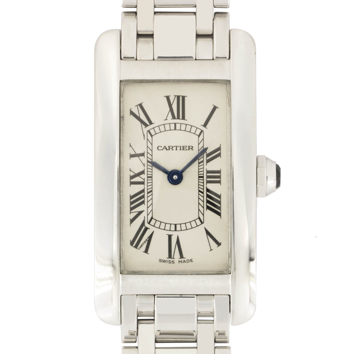 Cartier tank Amèricaine 18kt white gold ref 2489