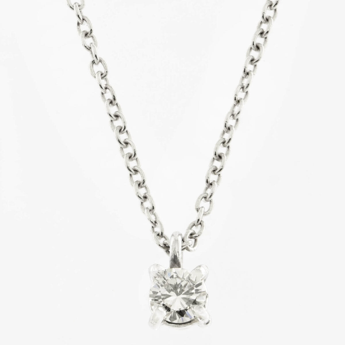 Collana punto luce 0,09ct