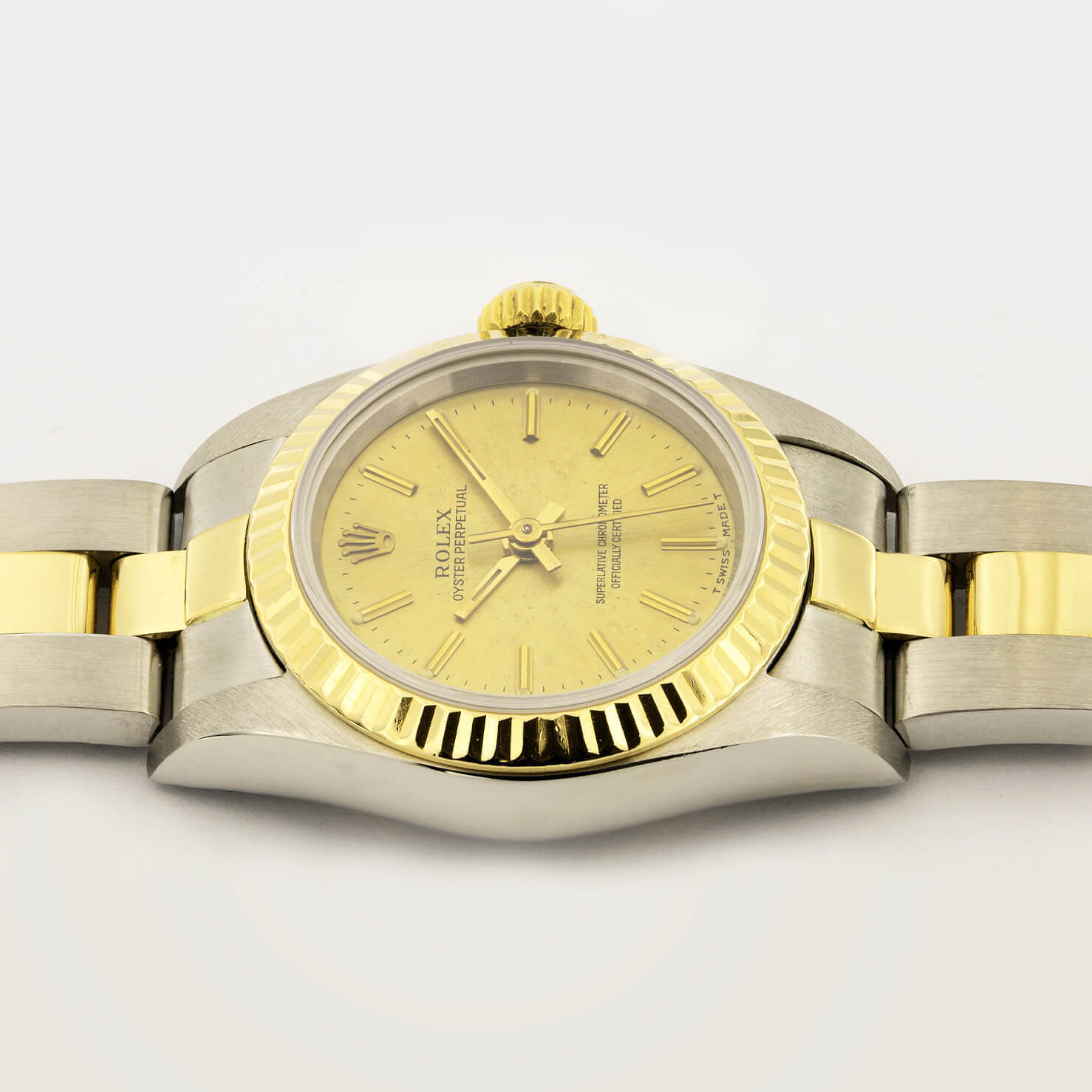 ROLEX OYSTER PERPETUAL LADY 67193 3コマ ROLEX OYSTER PERPETUAL LADY 67193 3コマ（Buy Used Rolex