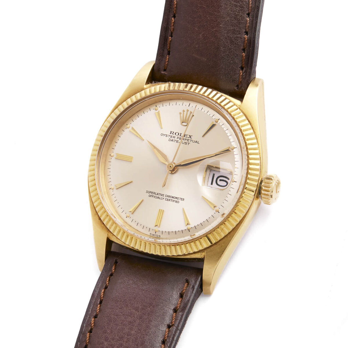 Rolex Datejust 36mm yellow gold 18kt ref 1601