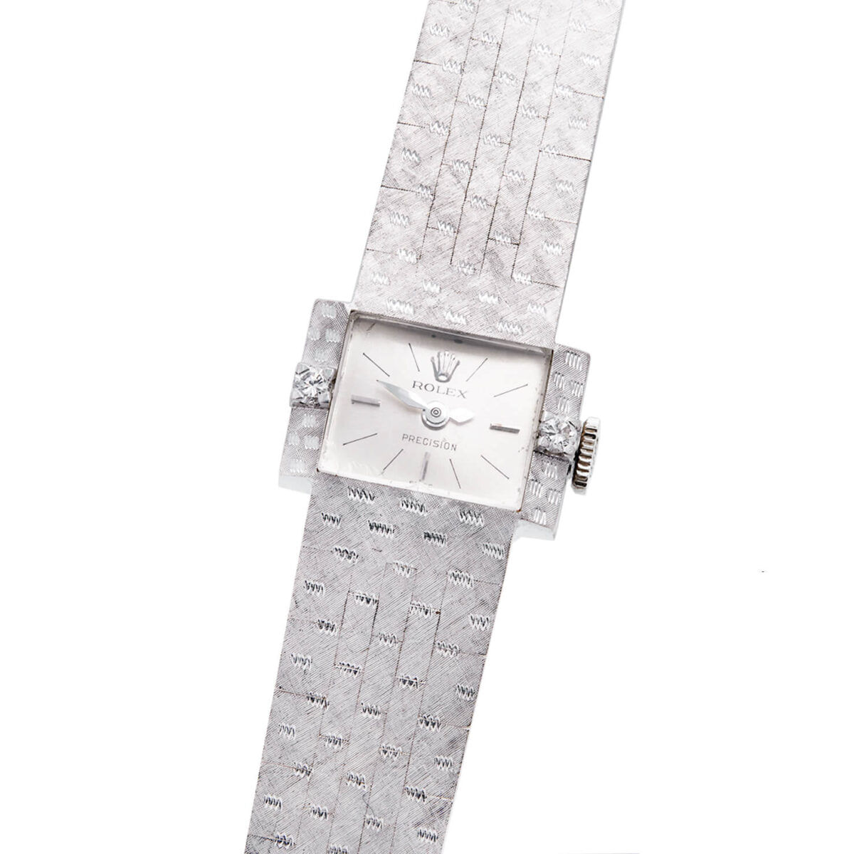 Rolex Lady Vintage 18kt white gold diamonds ref 2854