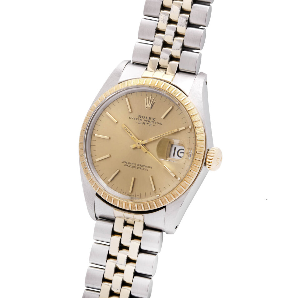 Rolex Oyster Perpetual Date ref 1505 steel gold 34mm