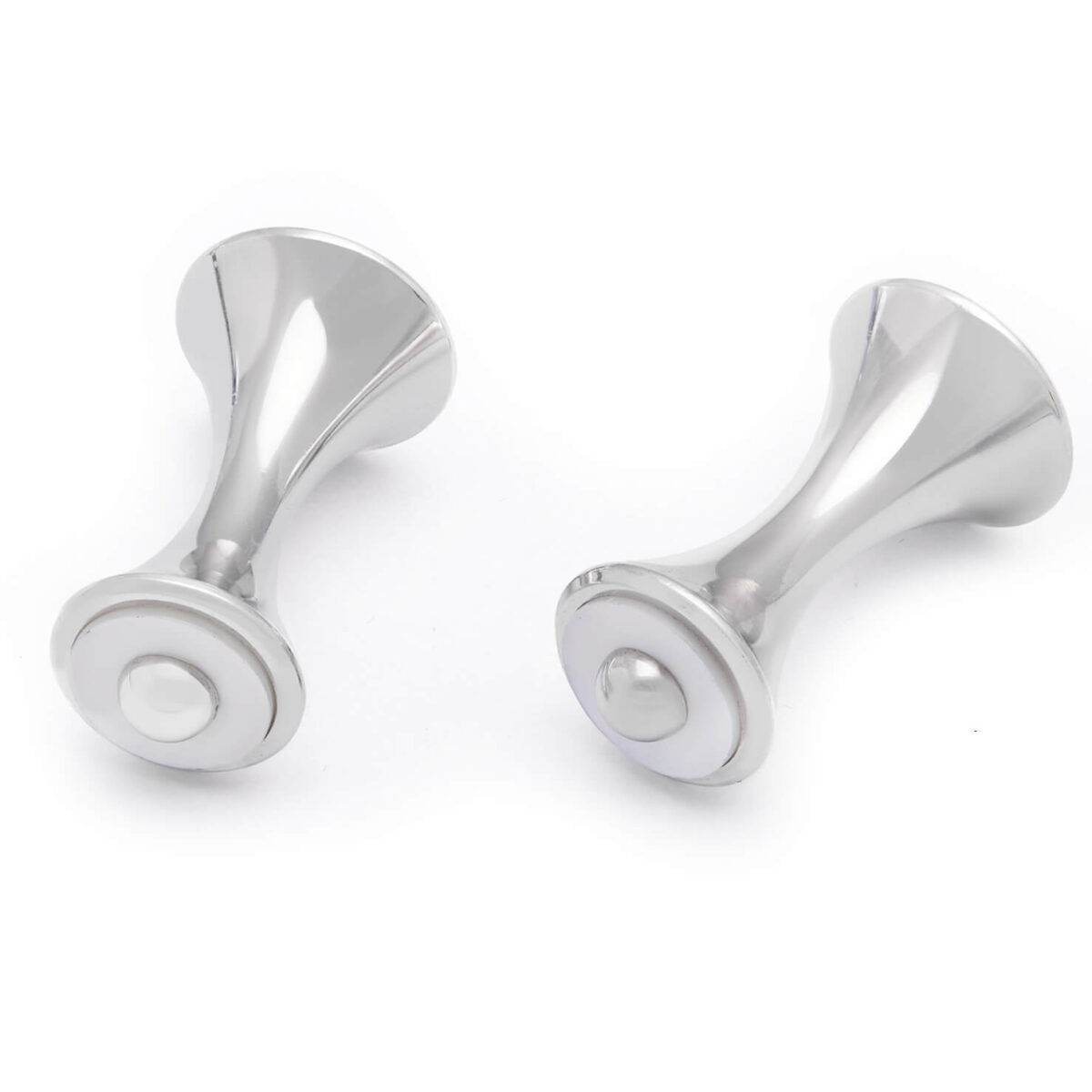 Gemelli Cartier in argento e madreperla