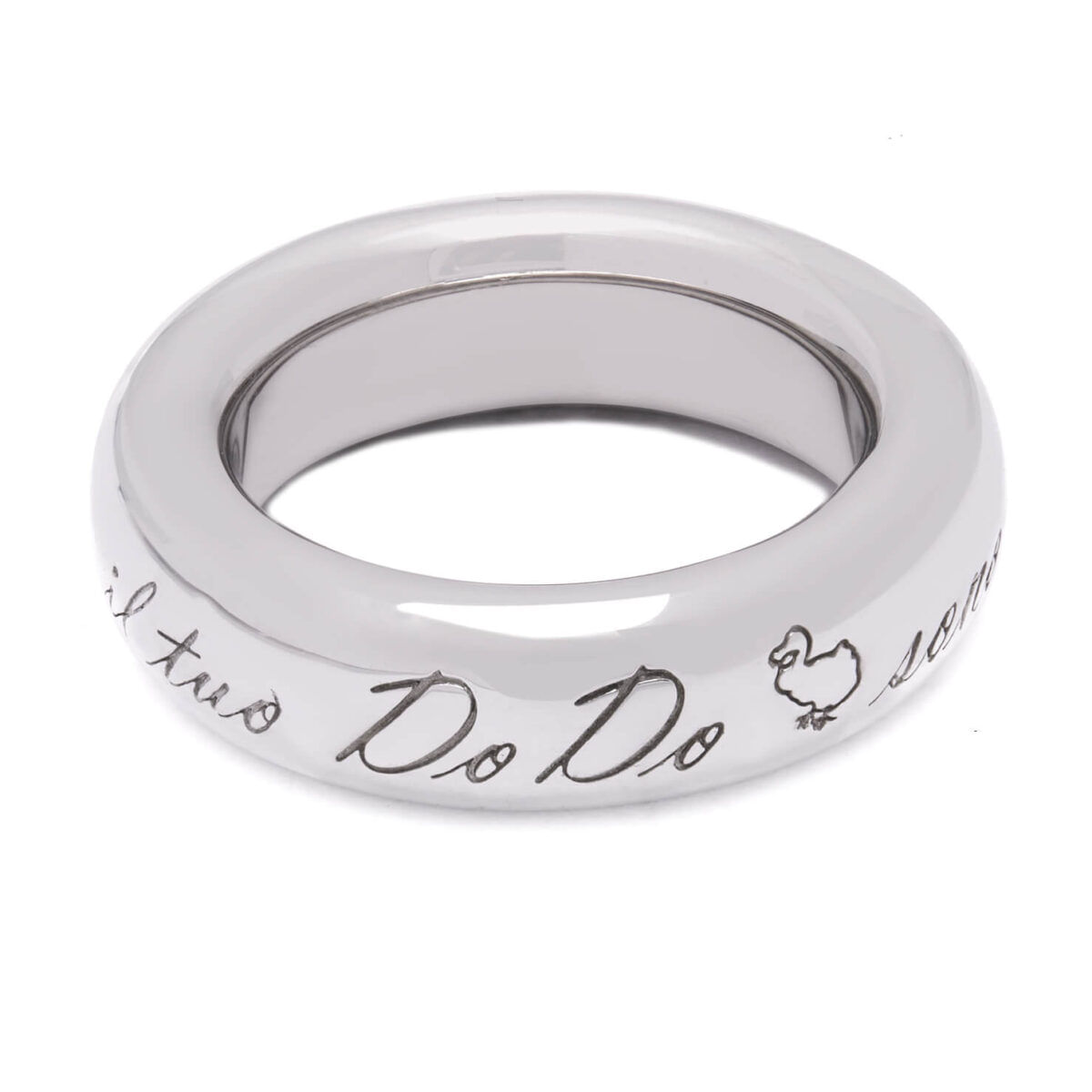 Anello Sono il tuo Dodo in argento 925%