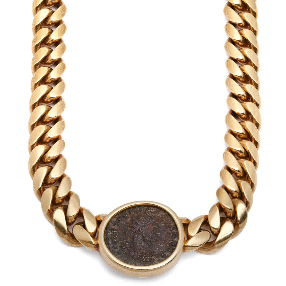 Collana Bulgari groumette moneta