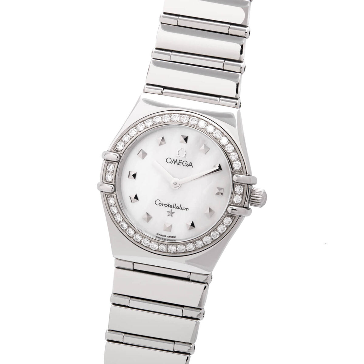 Omega Constellation ladies My Choice mother of pearl and diamonds