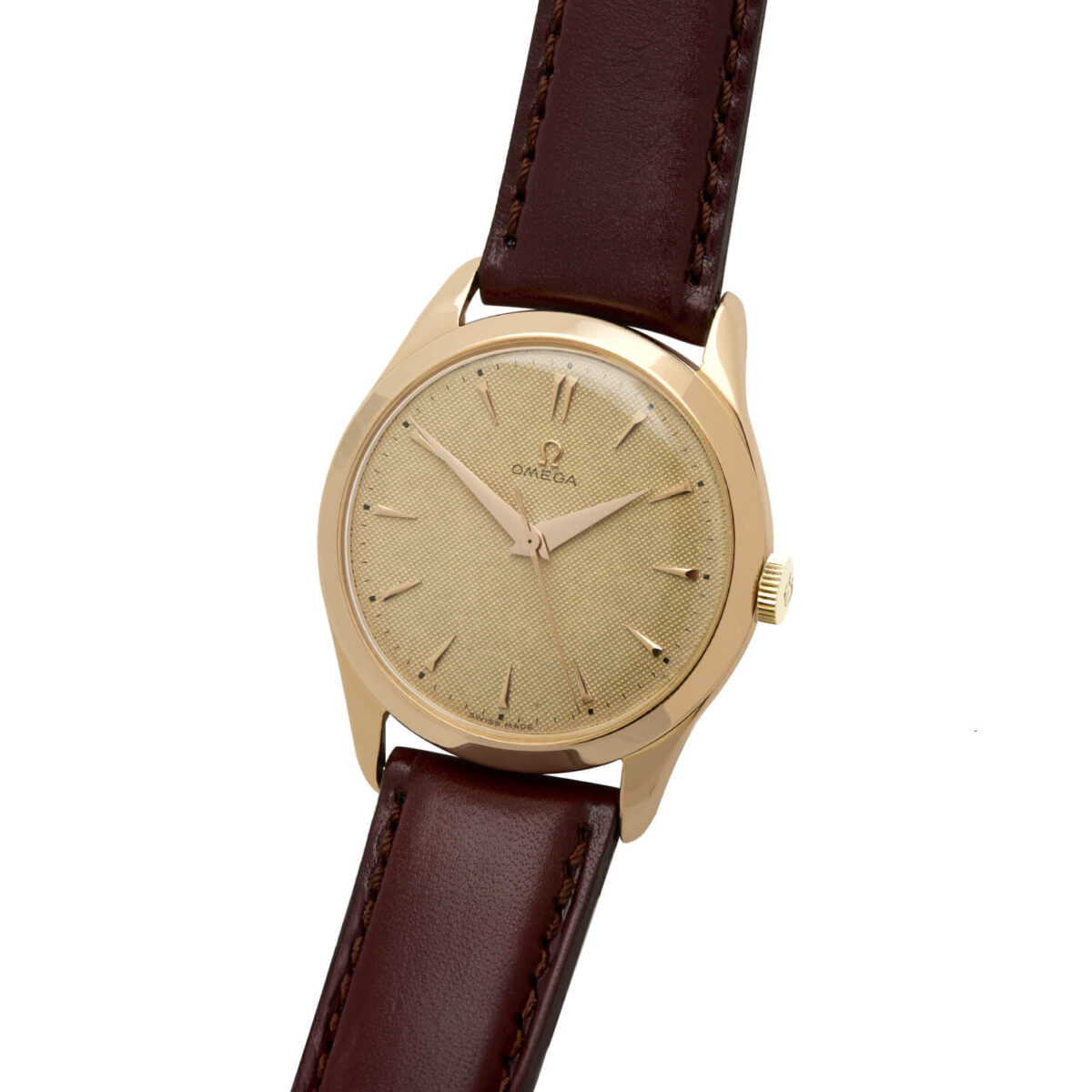 Omega Classic Vintage Honeycomb dial oro 18kt 35,5mm cal 283