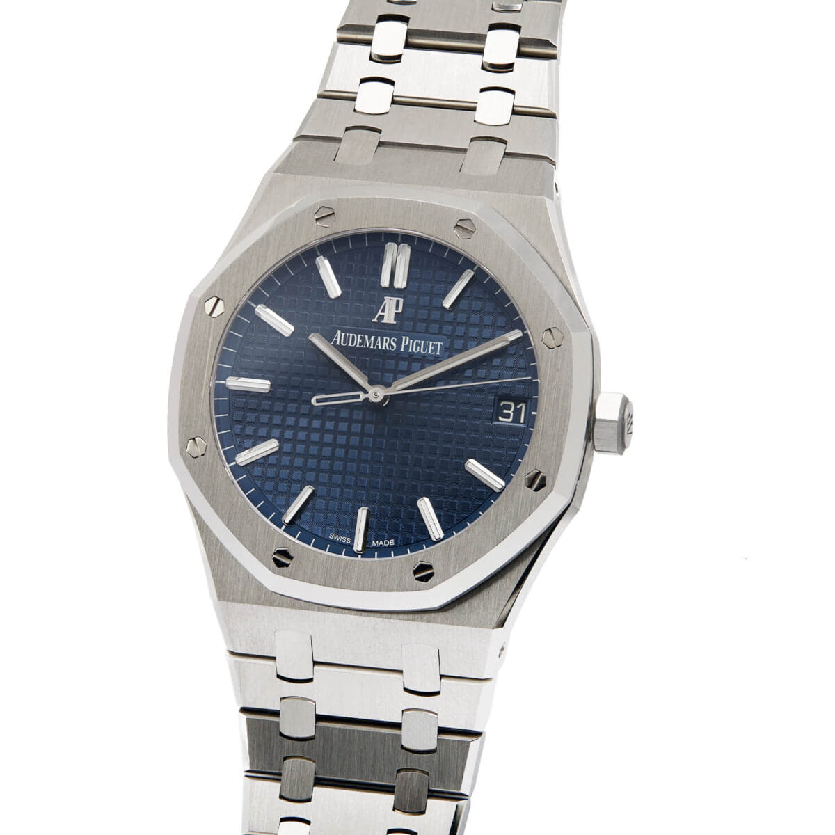 Audemars Piguet Royal Oak Blue Dial ref 15500ST.OO.1220ST.01 fullset