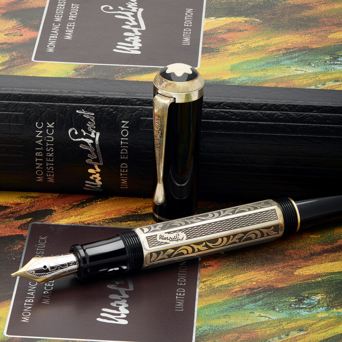 Penna Montblanc stilografica Meisterstuck Marcel Proust Fountain pen 1999