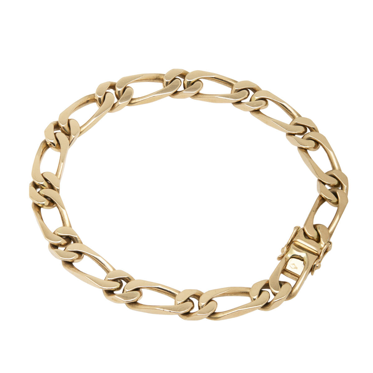 Bracciale oro rosso a maglia groumette 1+1-1