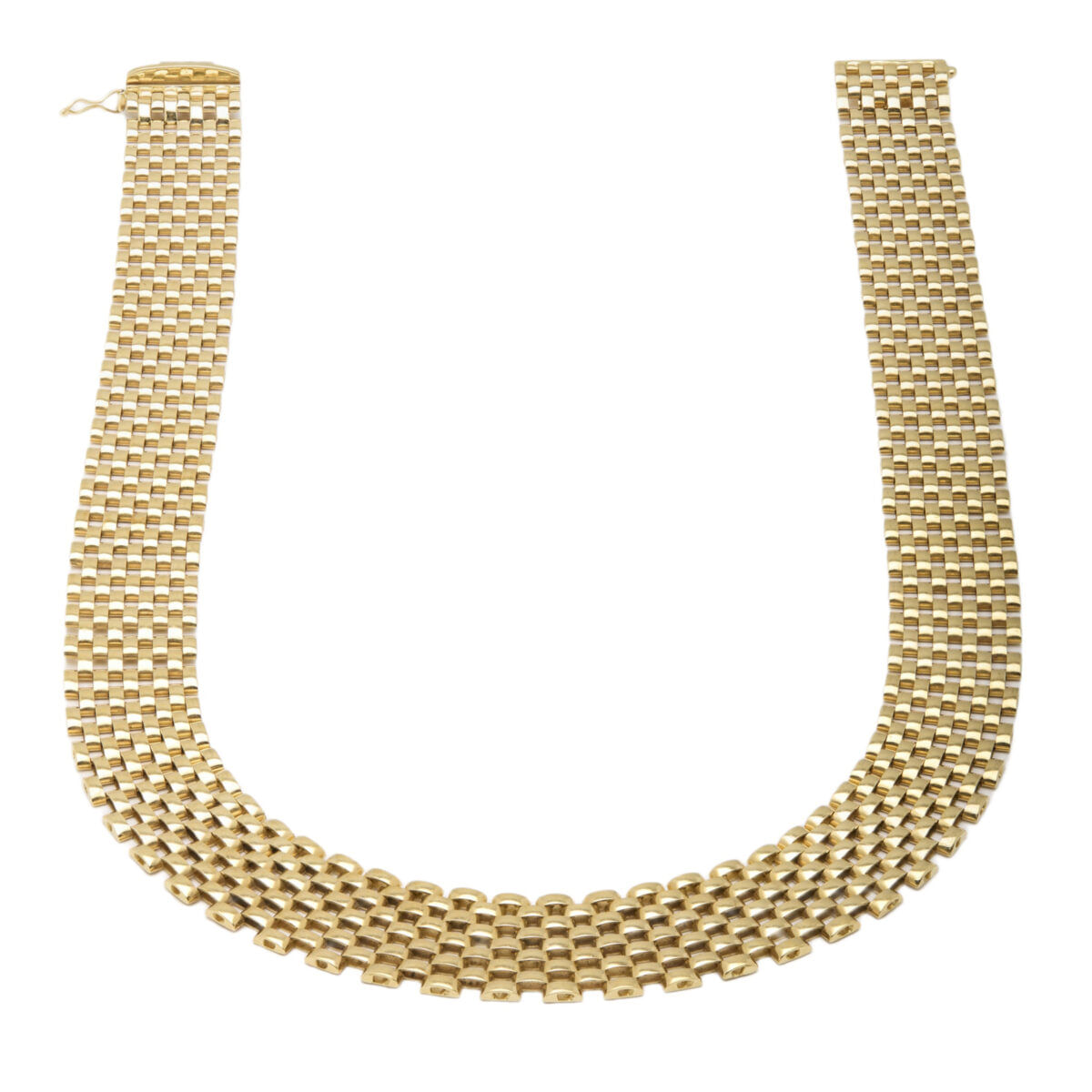 GIROCOLLO MAGLIA PANTHER ORO GIALLO 18 KT-1