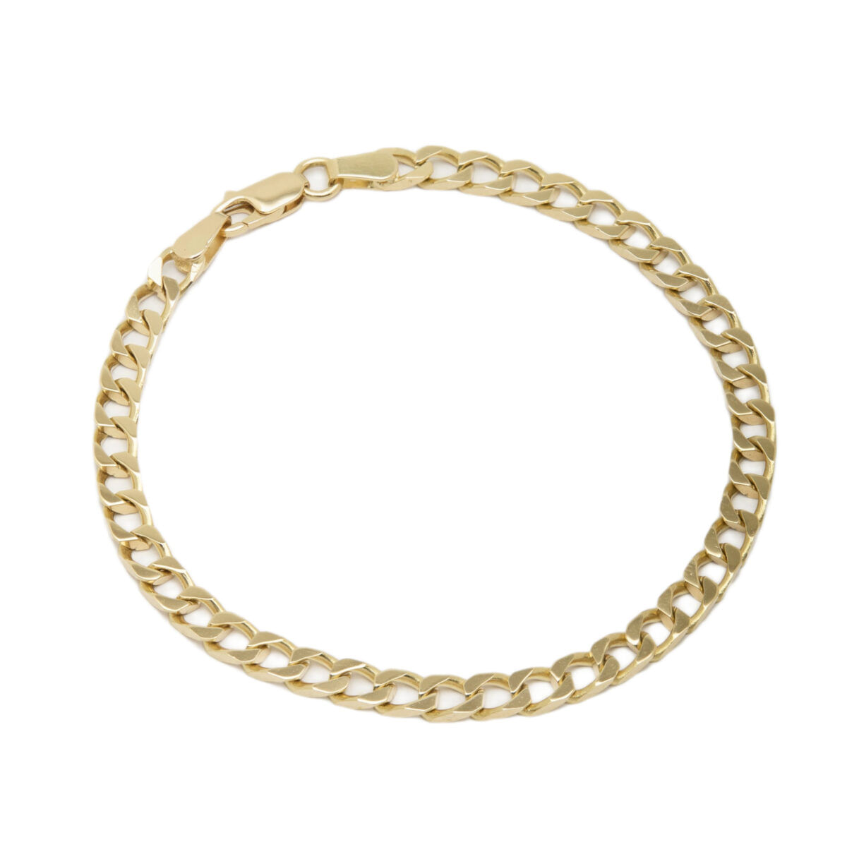 BRACCIALE MAGLIA CUBANA IN ORO GIALLO 18 KT-1