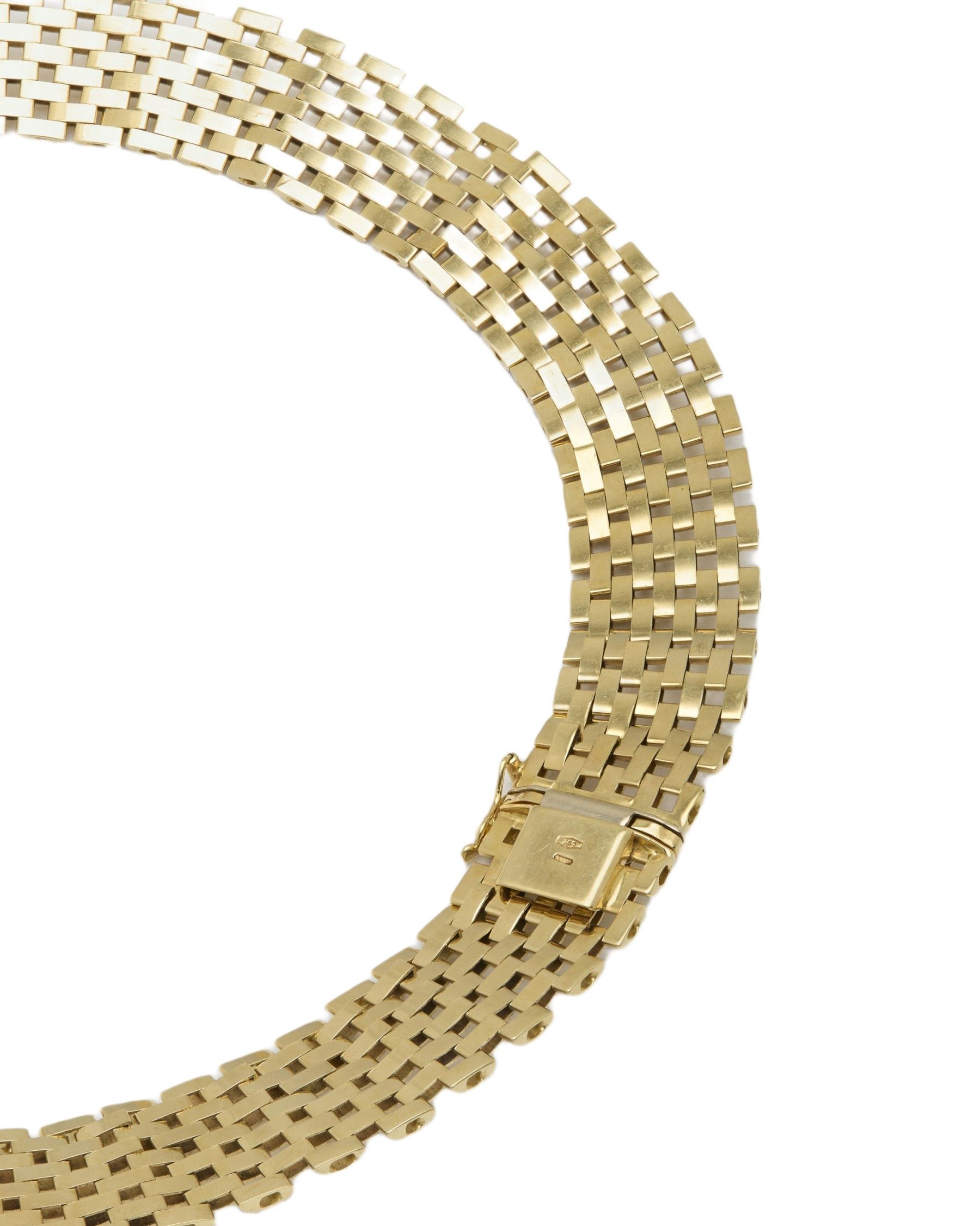 GIROCOLLO MAGLIA PANTHER ORO GIALLO 18 KT-3