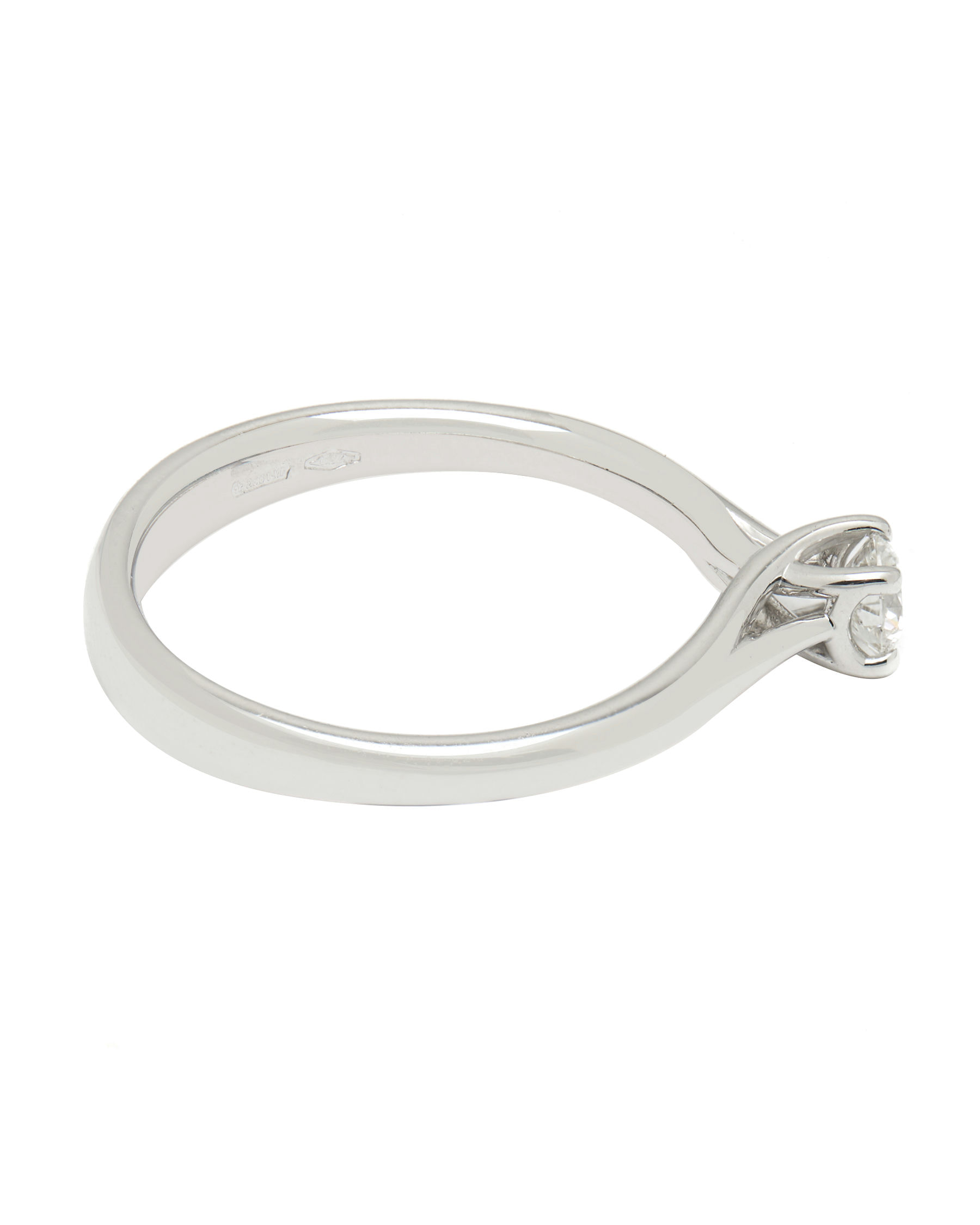 anello solitario in oro bianco con diamante 0,20 ct (1)