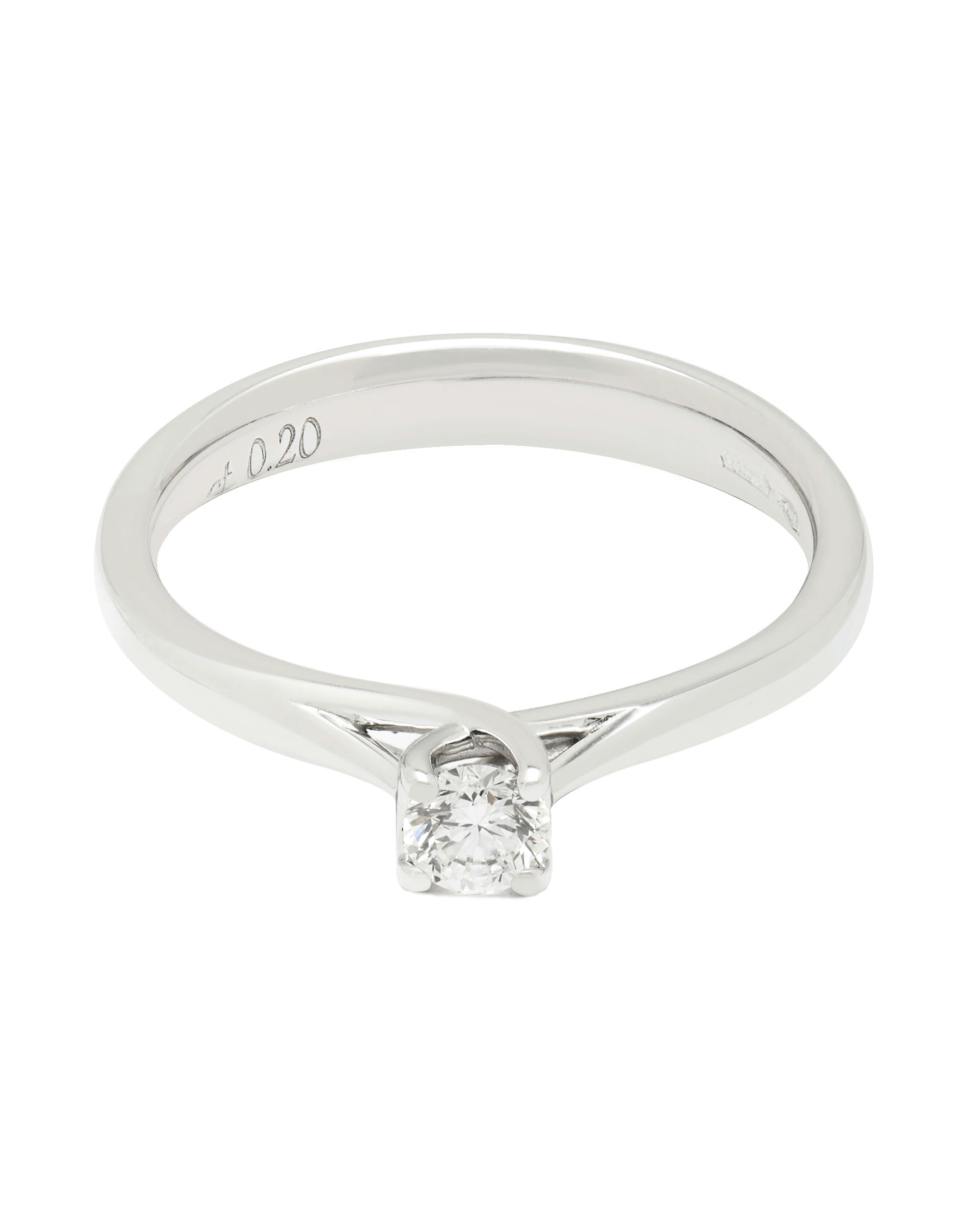anello solitario in oro bianco con diamante 0,20 ct (3)