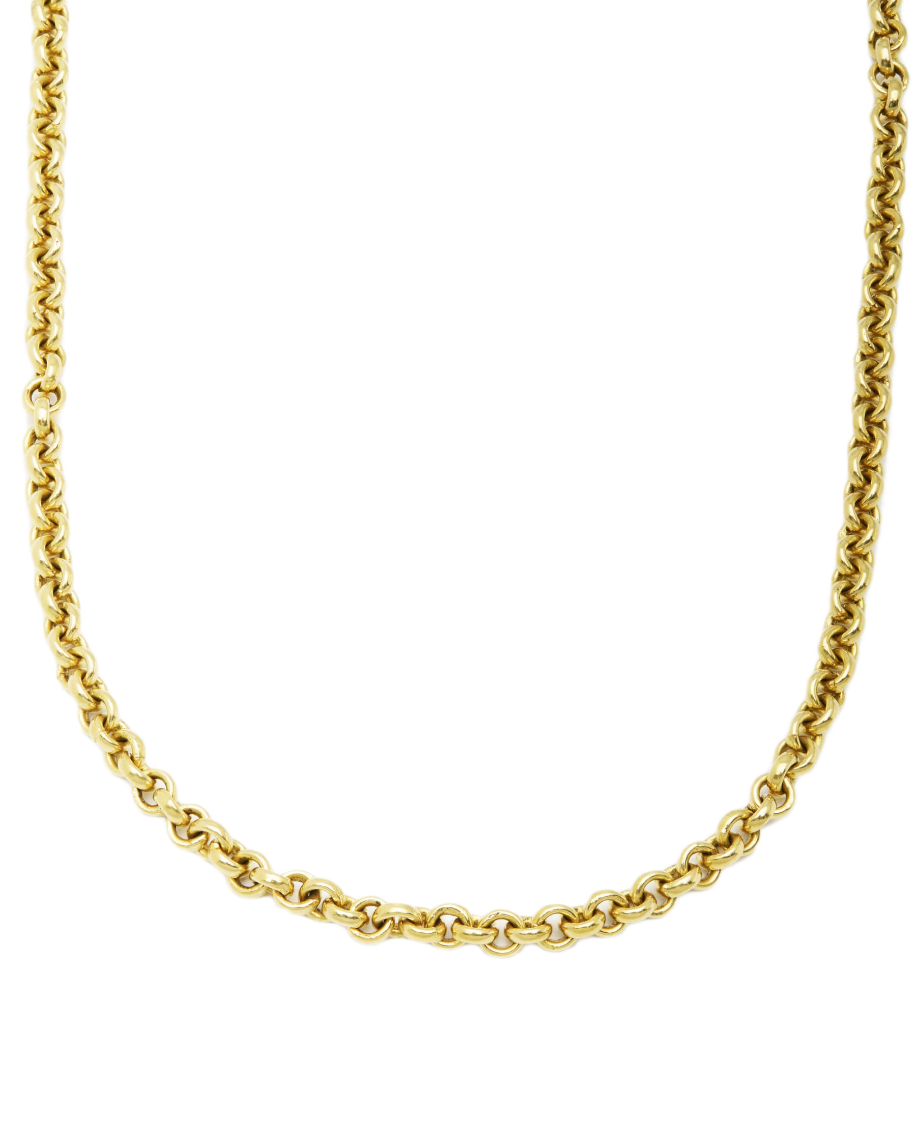 COLLANA POMELLATO MAGLIA ROLO' IN ORO GIALLO E BIANCO 18 KT-1