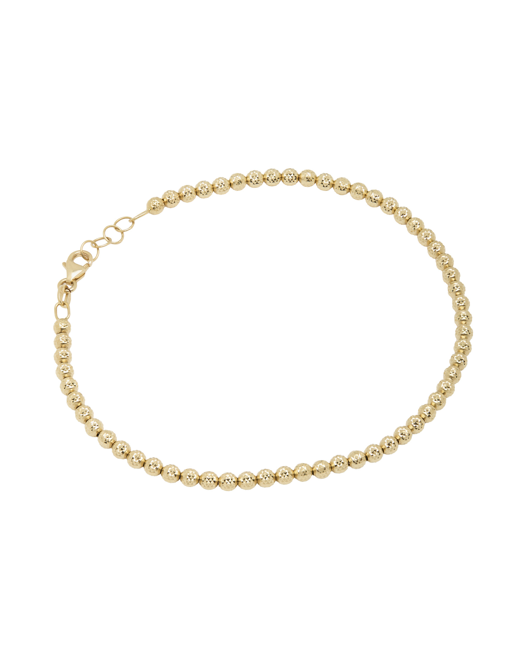 Bracciale oro giallo con palline brillantate oro 18 kt-1