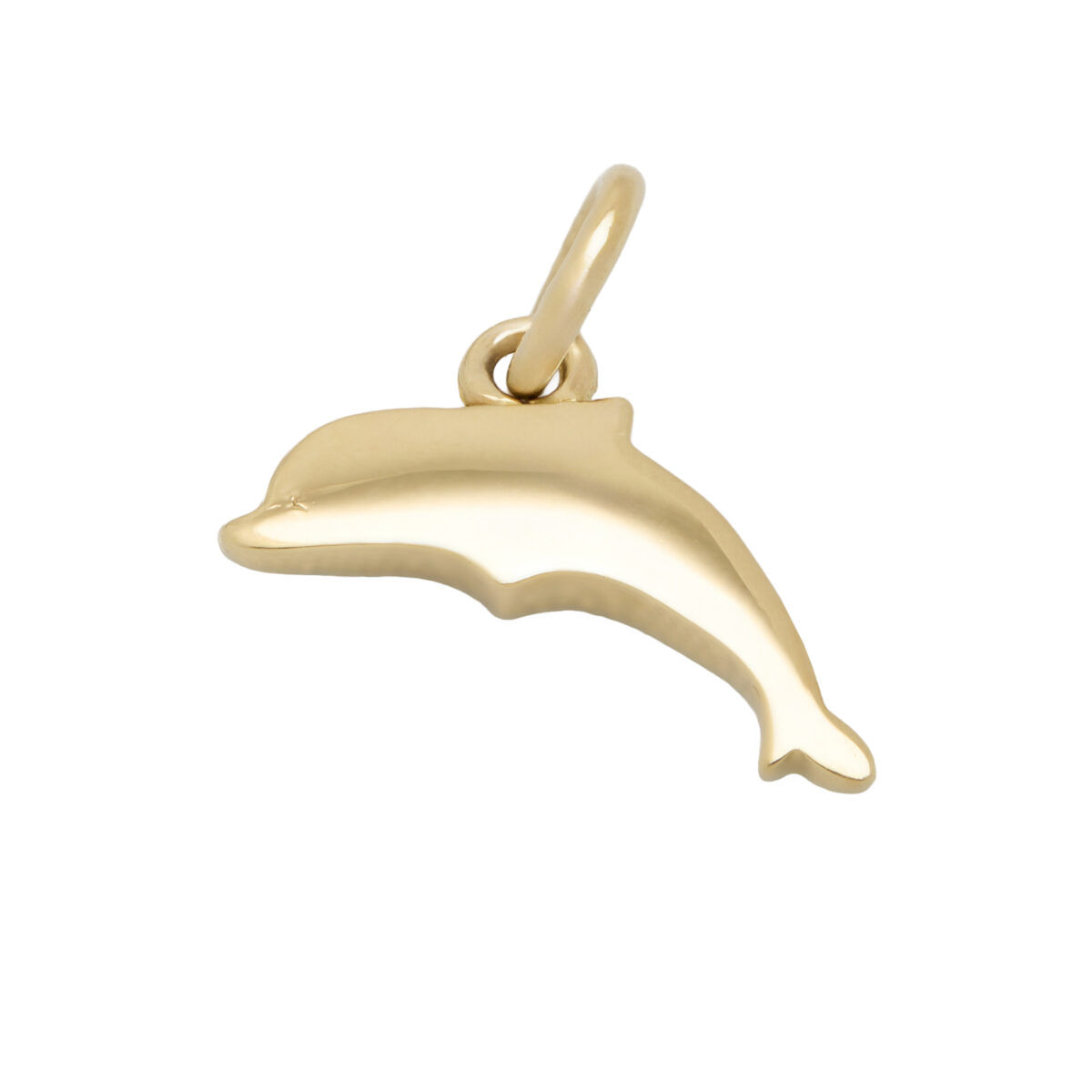Ciondolo dodo delfino in oro giallo 18 kt-1