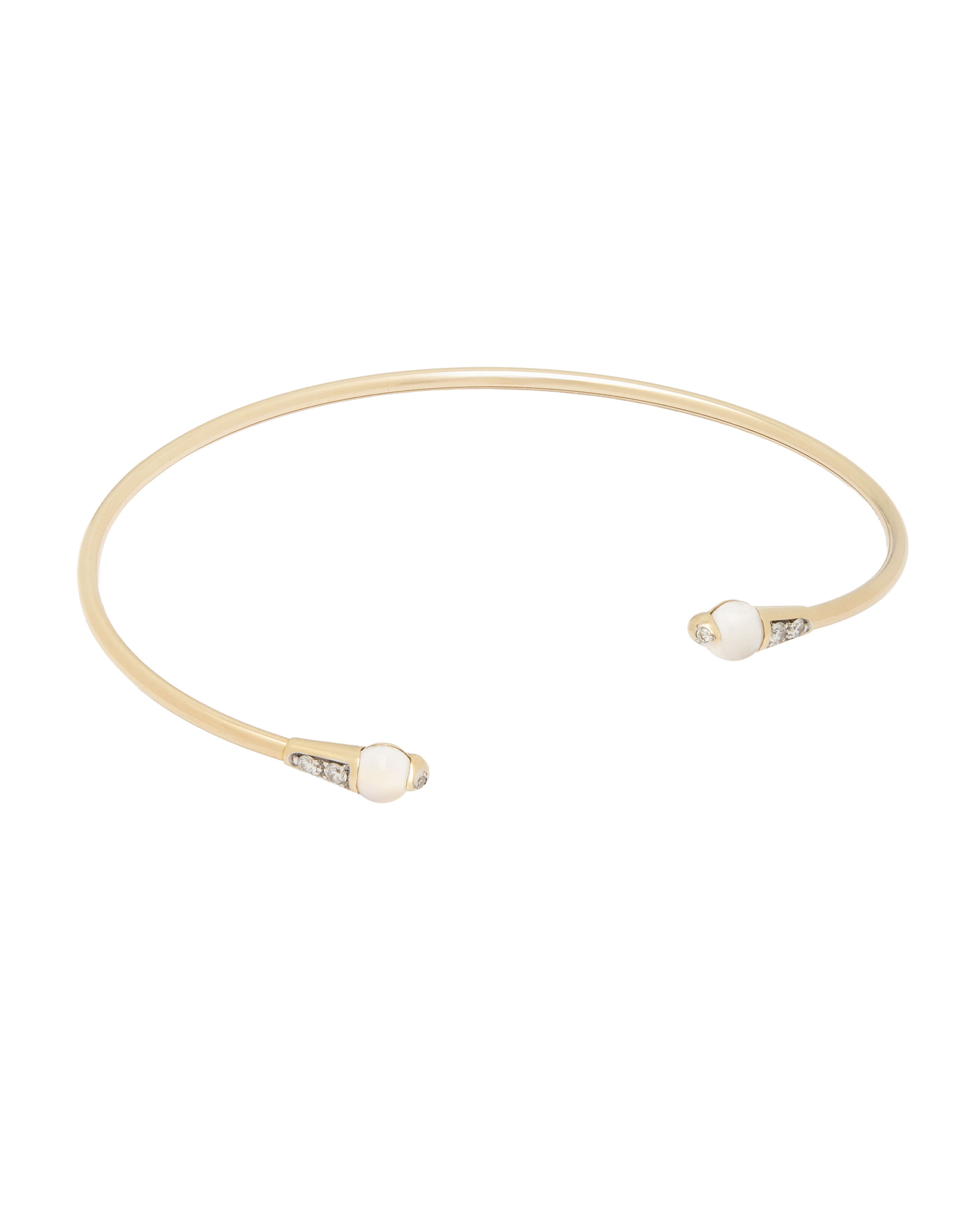 Bracciale pomellato m'ama non m'ama pietra di luna e diamanti-1