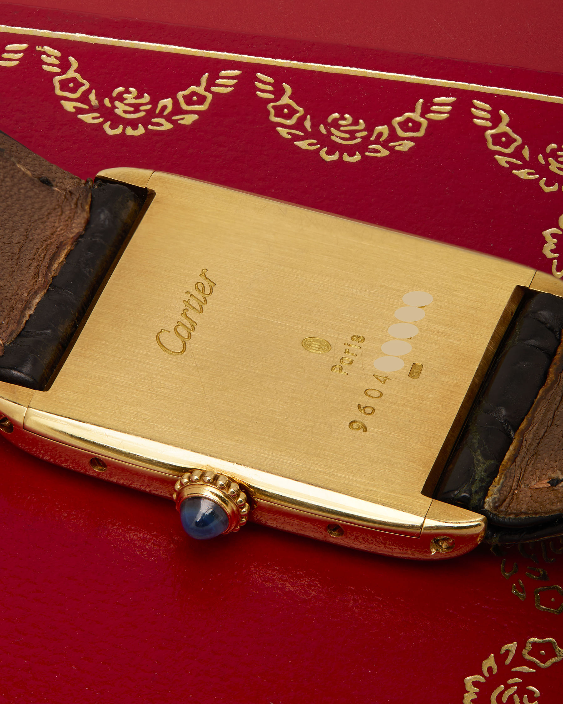 Cartier tank arrondie ultra thin 23 mm ref 96041-13