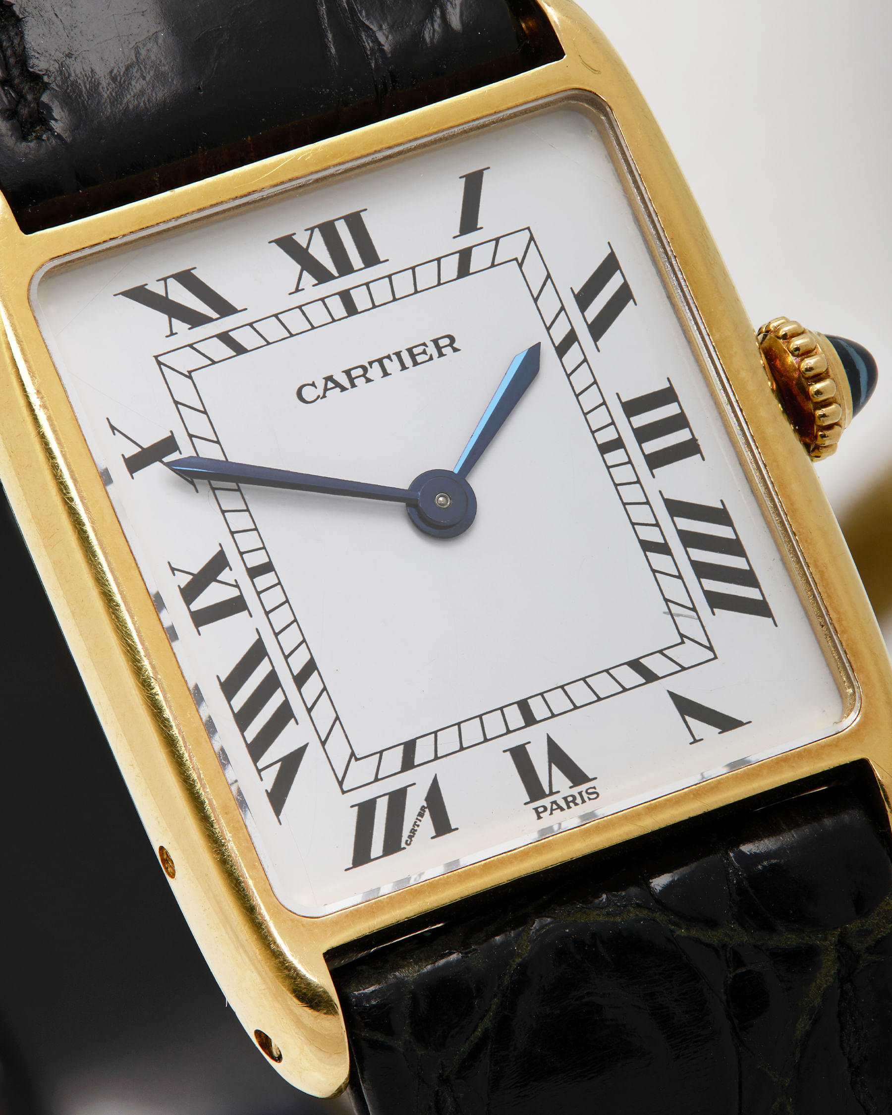 Cartier tank arrondie ultra thin 23 mm ref 96041-2