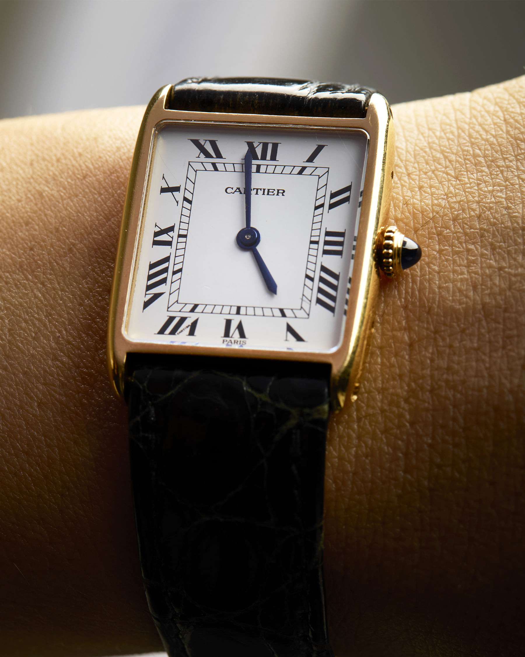 Cartier tank arrondie ultra thin 23 mm ref 96041-8