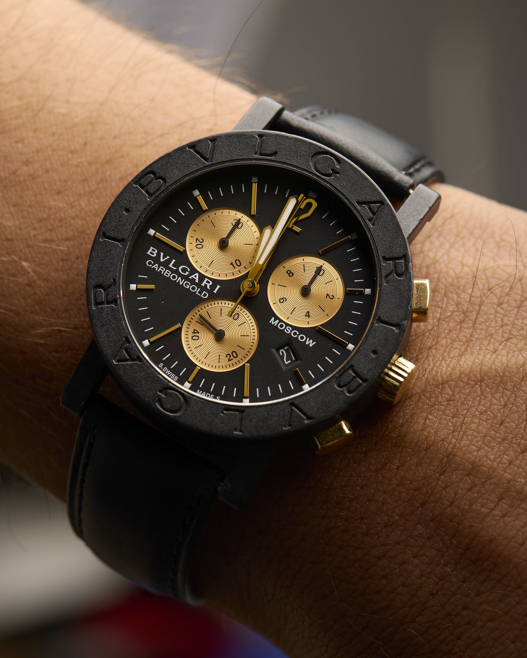 Orologio bulgari bulgari carbongold moscow ref 38clch-7