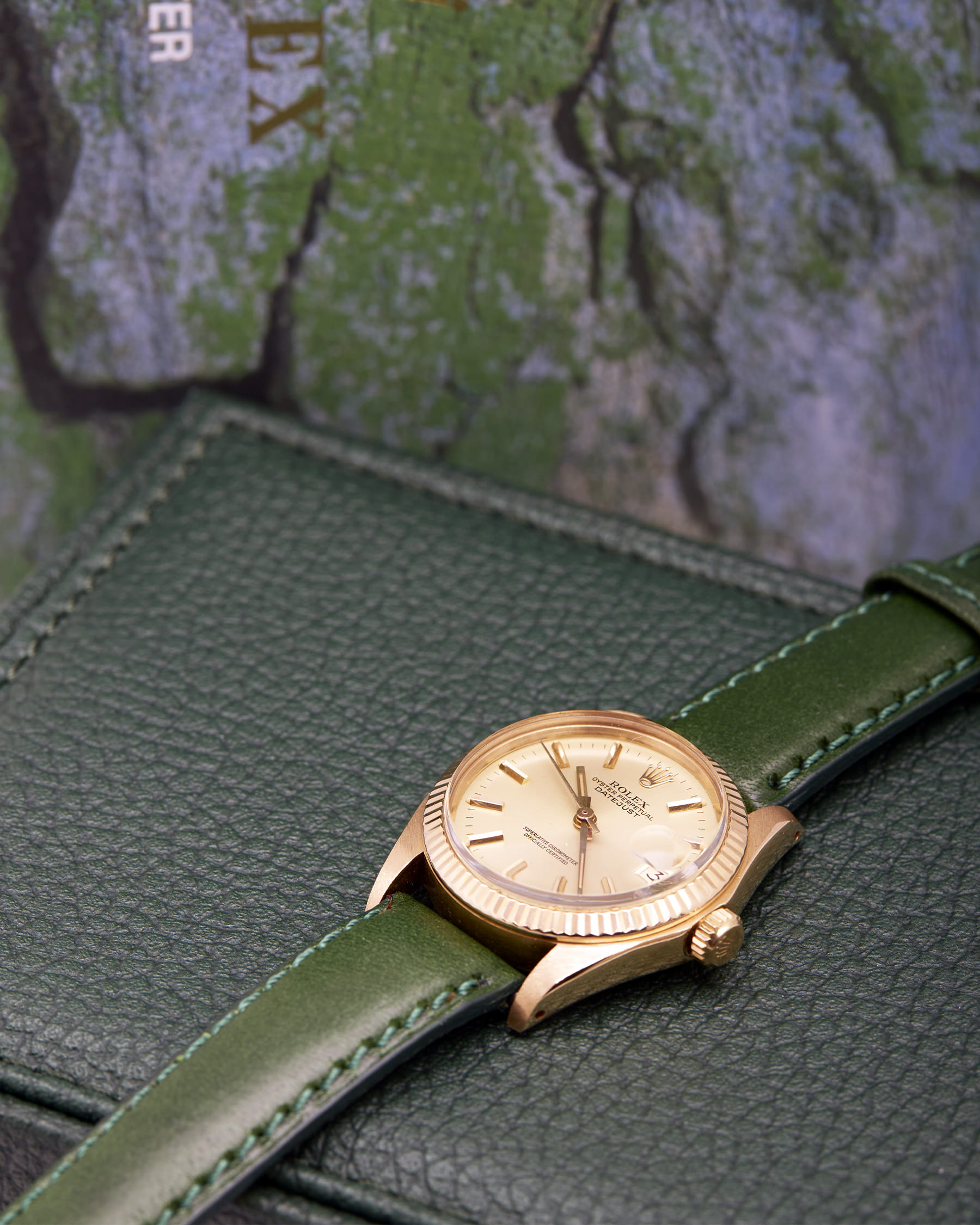 Rolex datejust 31mm medio gold ref 6827-7