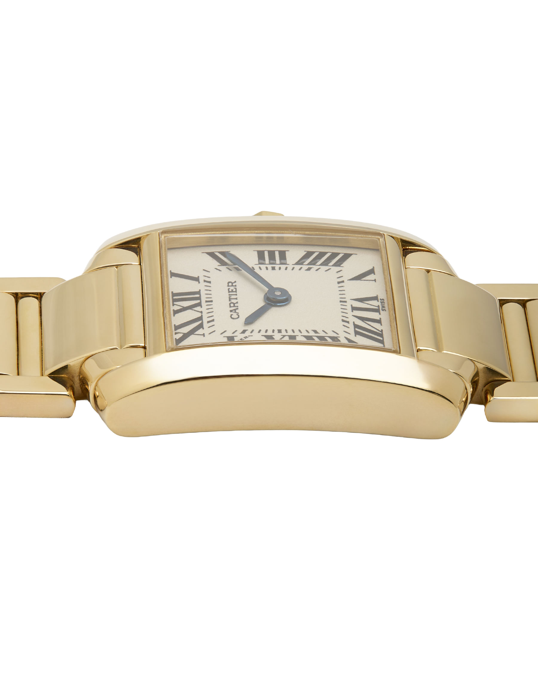 Cartier tank francaise yellow gold 18 kt ref 2385-3