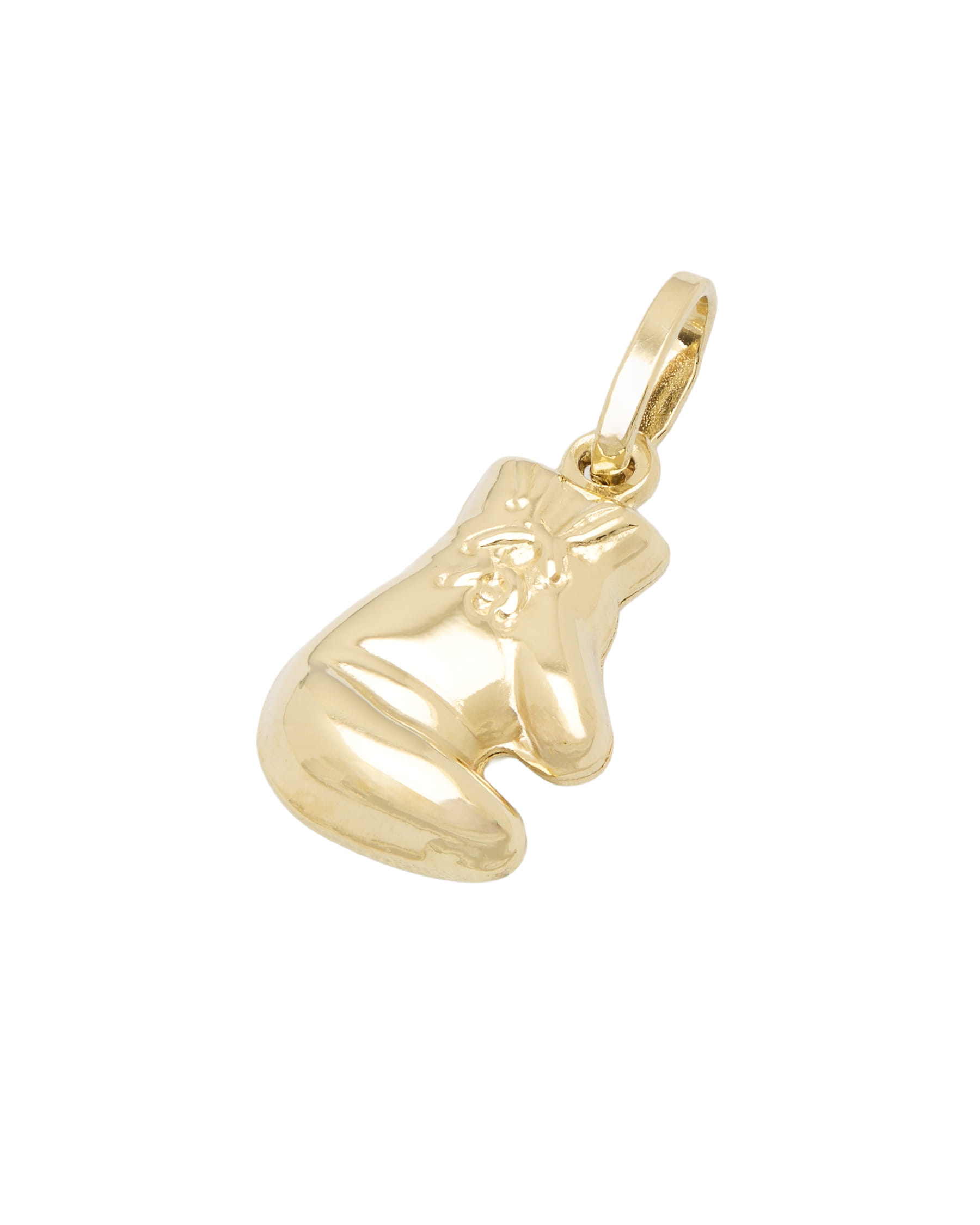 Ciondolo guantone oro giallo 18 kt-1