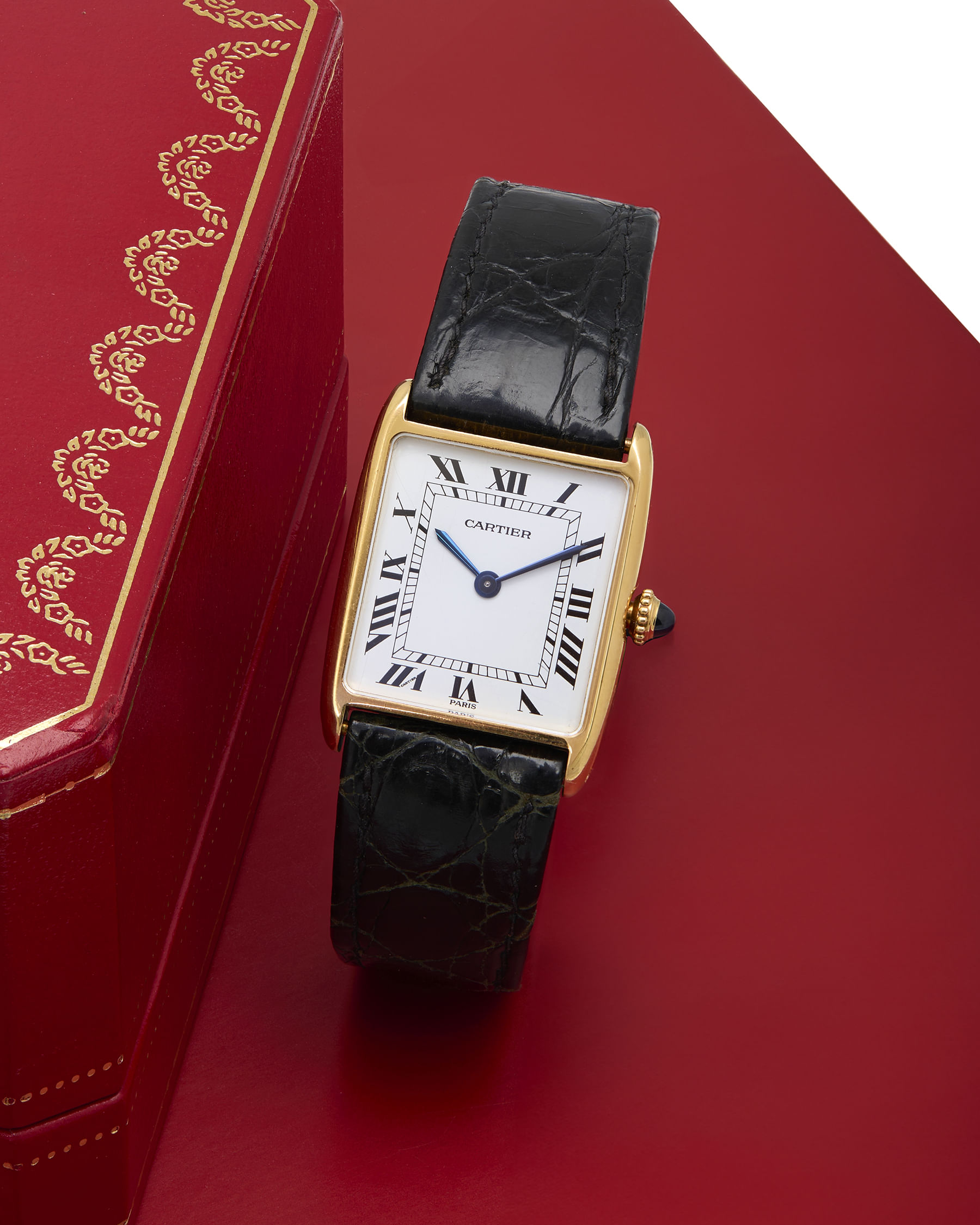 Cartier tank arrondie ultra thin 23 mm ref 96041-11