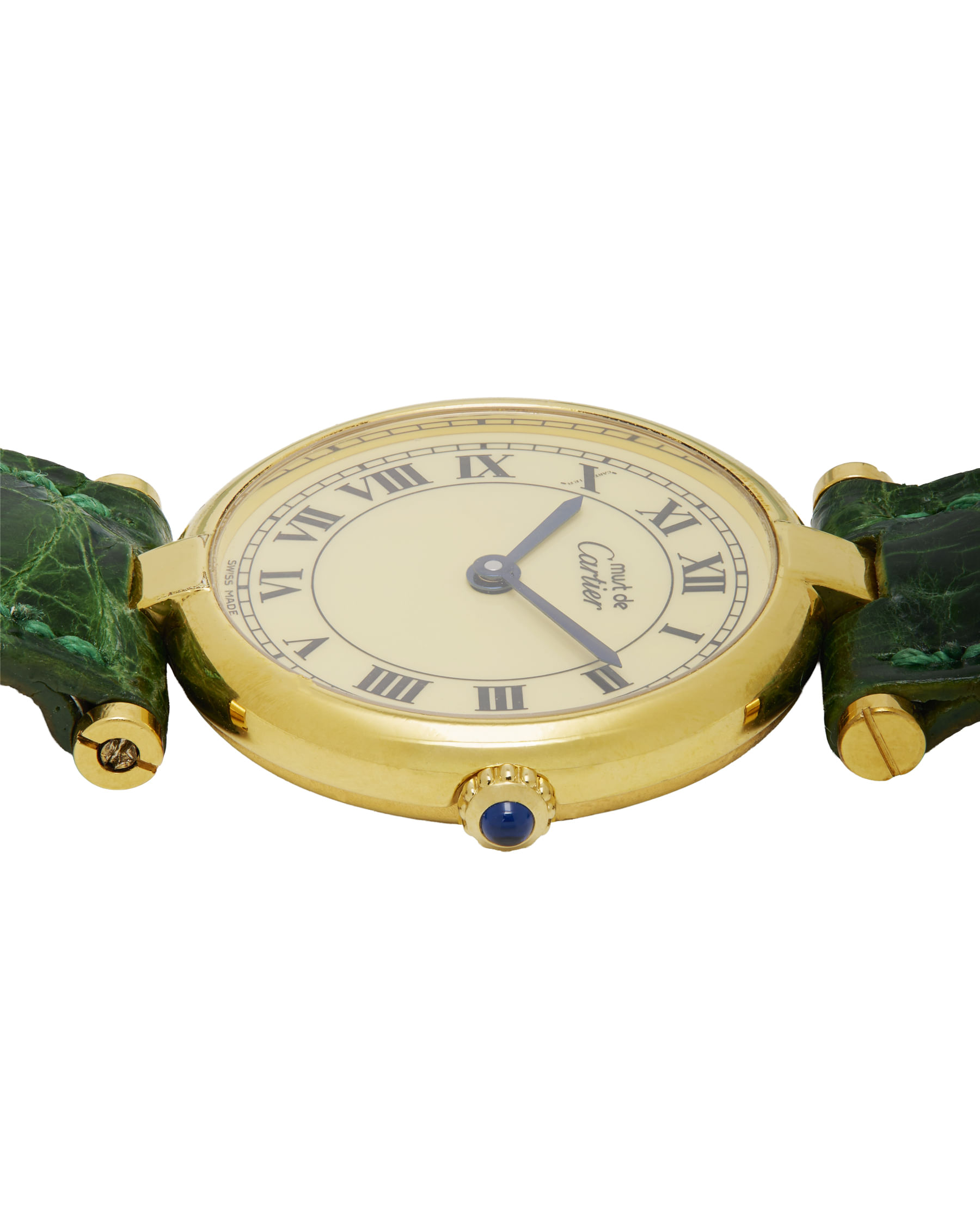 Cartier vermeil must de cartier 24mm quartz ref 1800-4