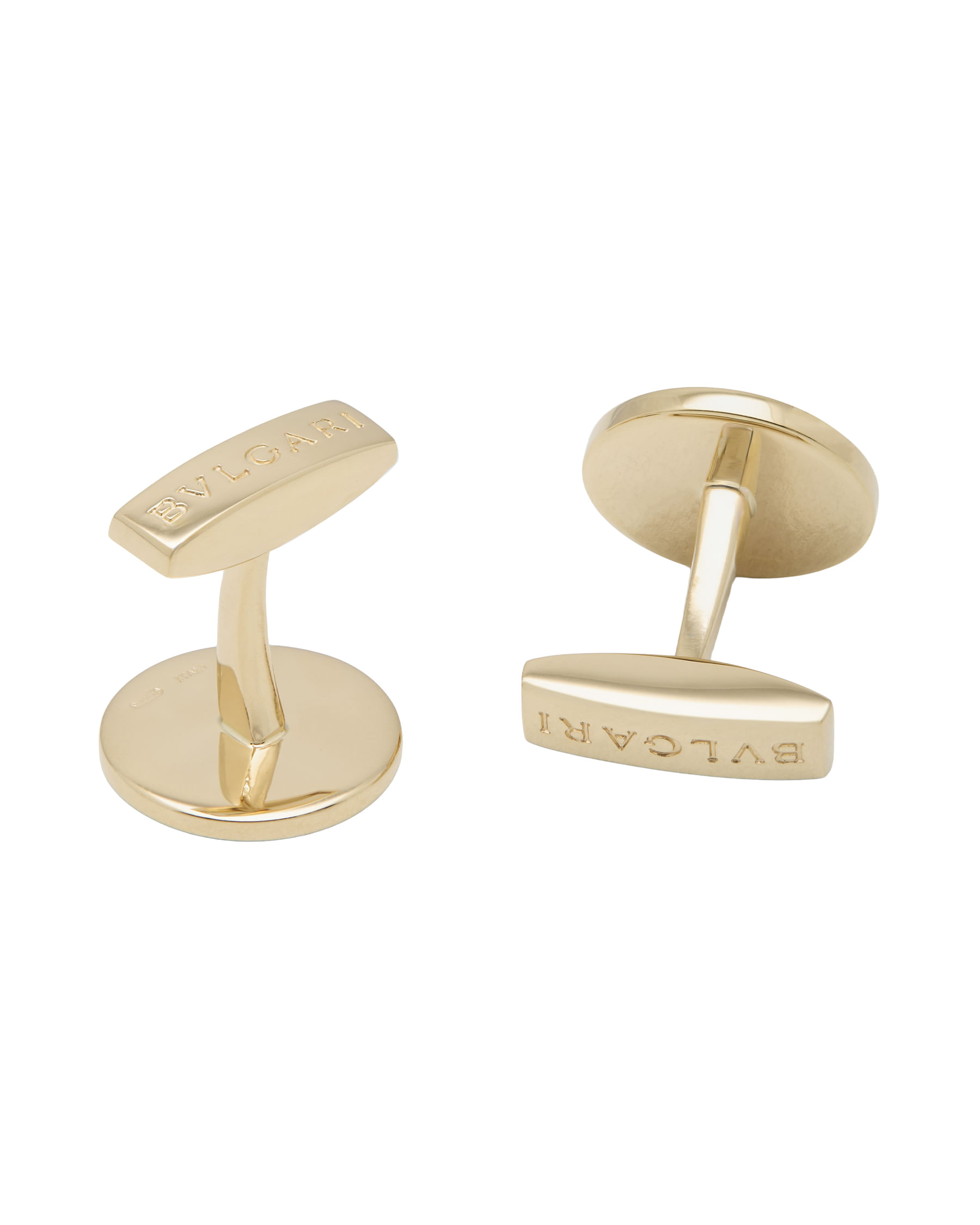 Gemelli bulgari bulgari in oro giallo con onice-2