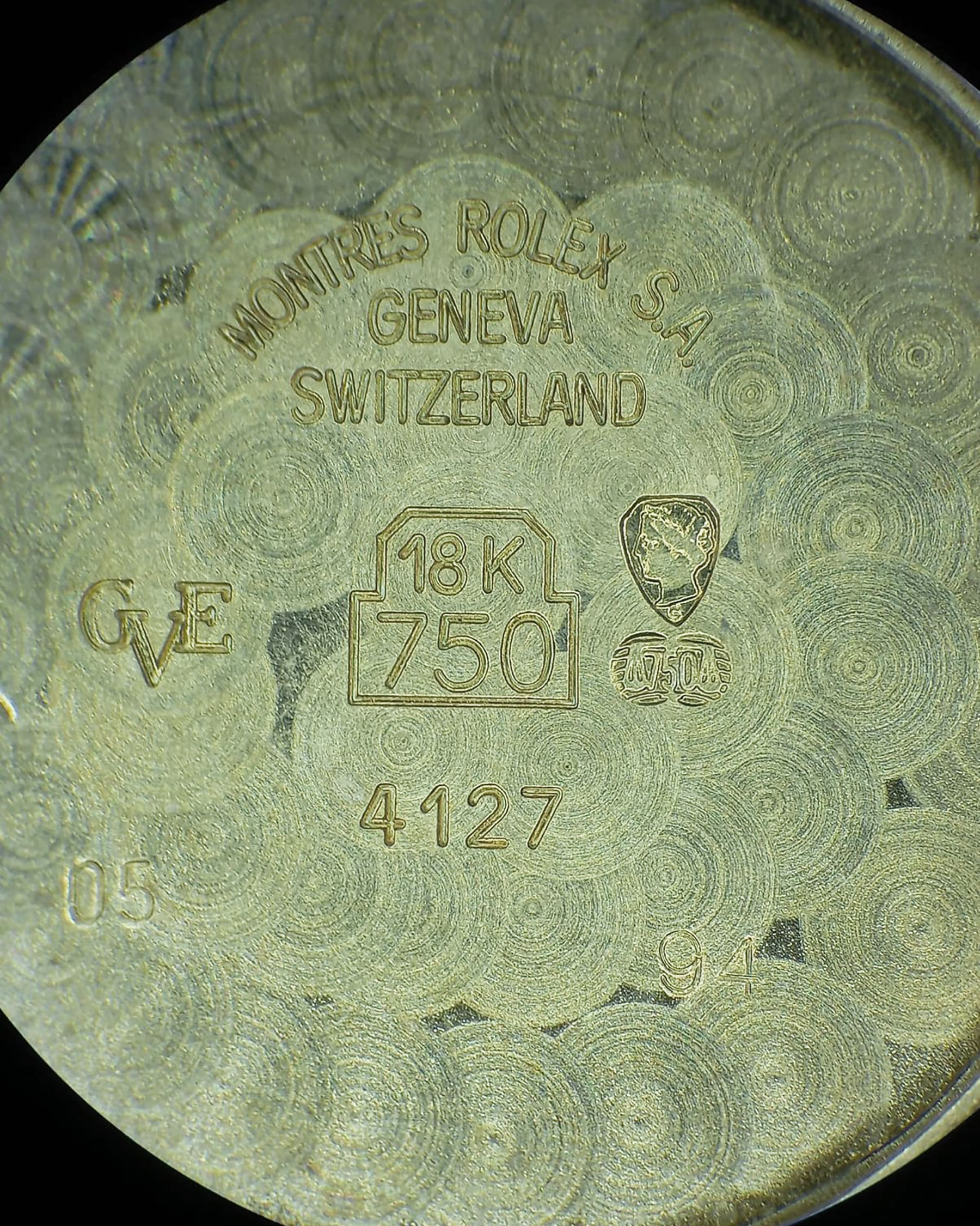 Rolex cellini yellow gold 18 kt ref 4127-7