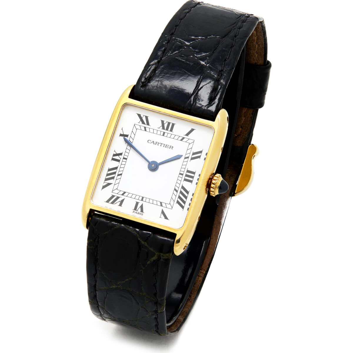 Cartier tank arrondie ultra thin 23 mm ref 96041-1