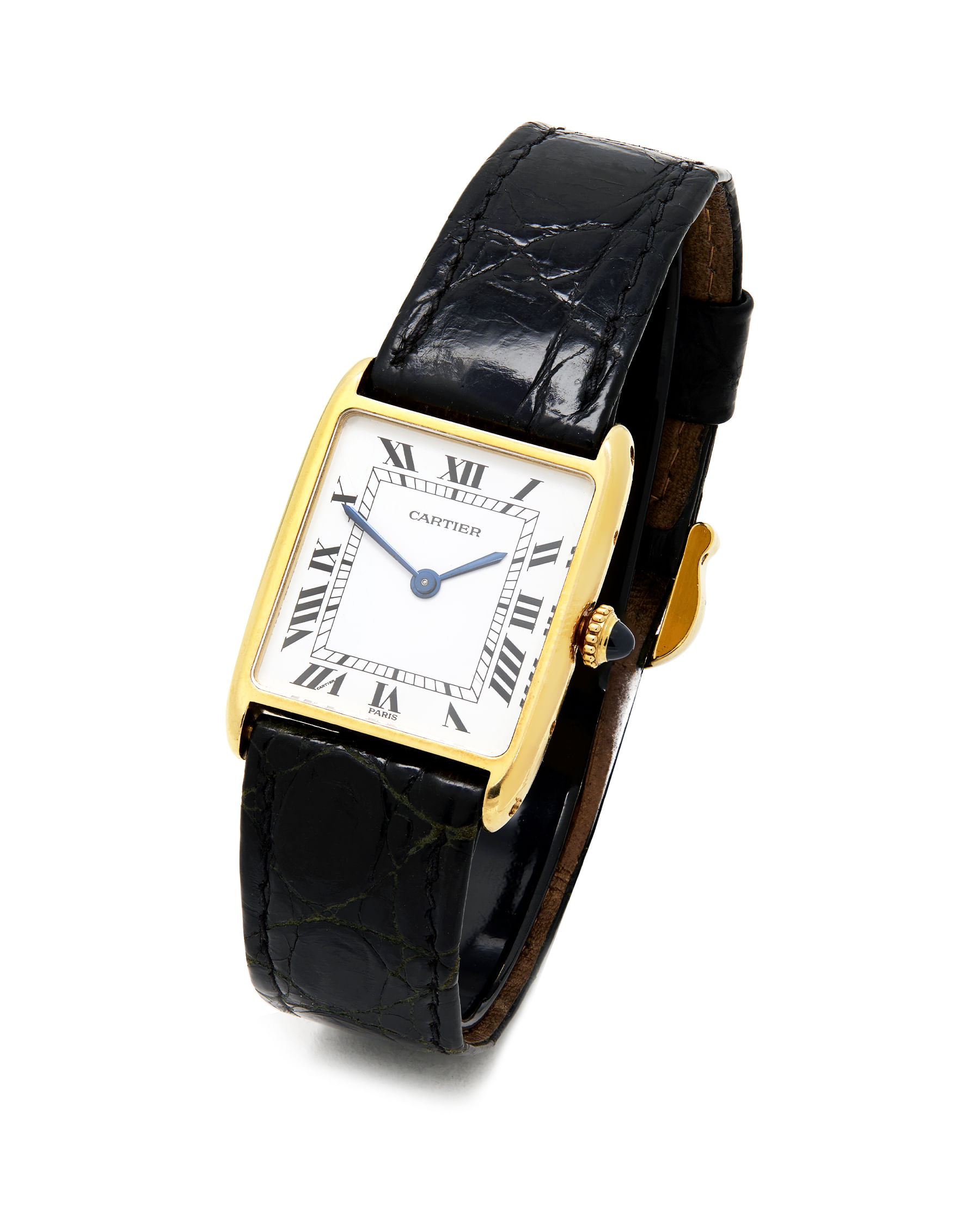 Cartier tank arrondie ultra thin 23 mm ref 96041-1
