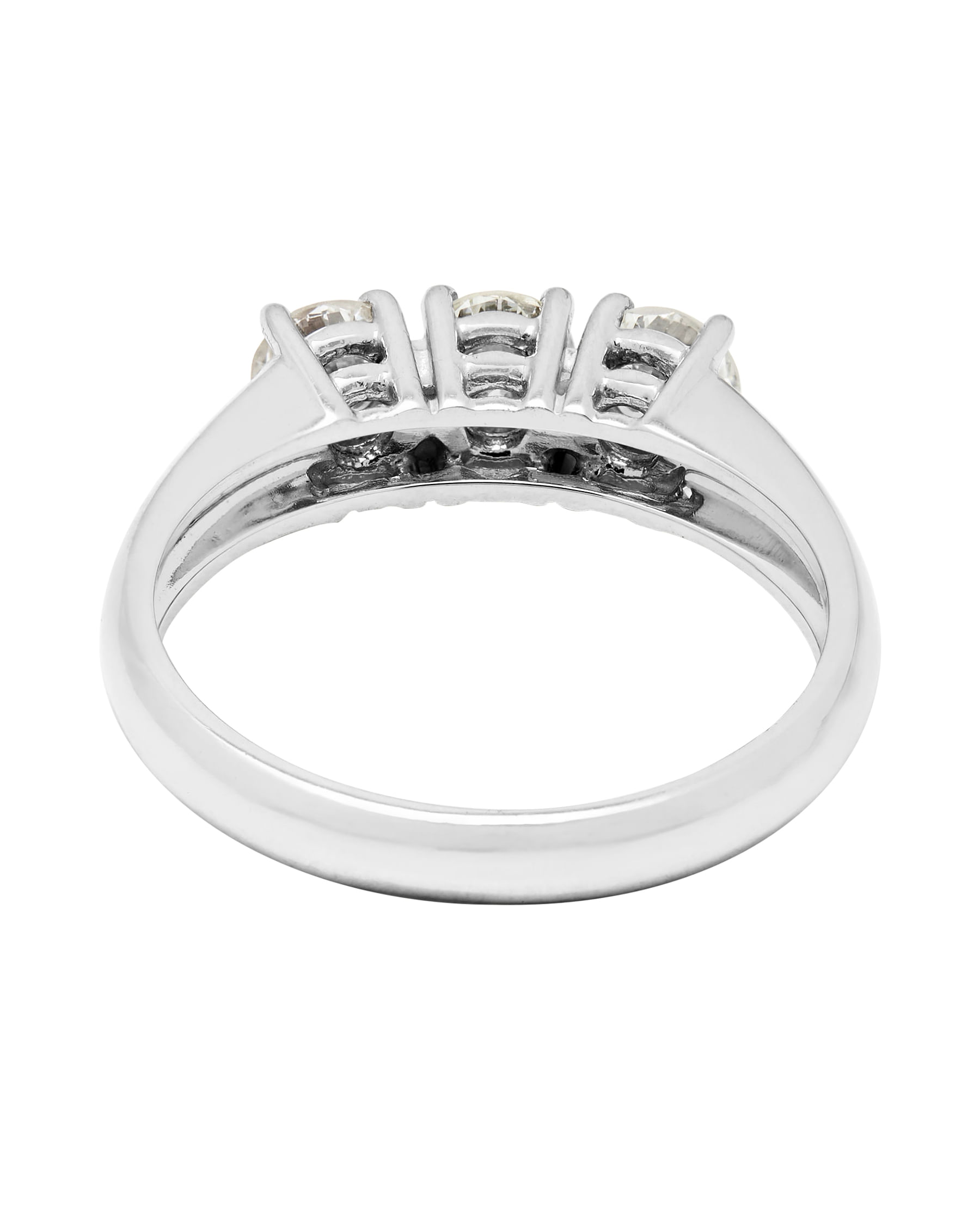 Anello trilogy in oro bianco con diamanti 0,81 ct-3