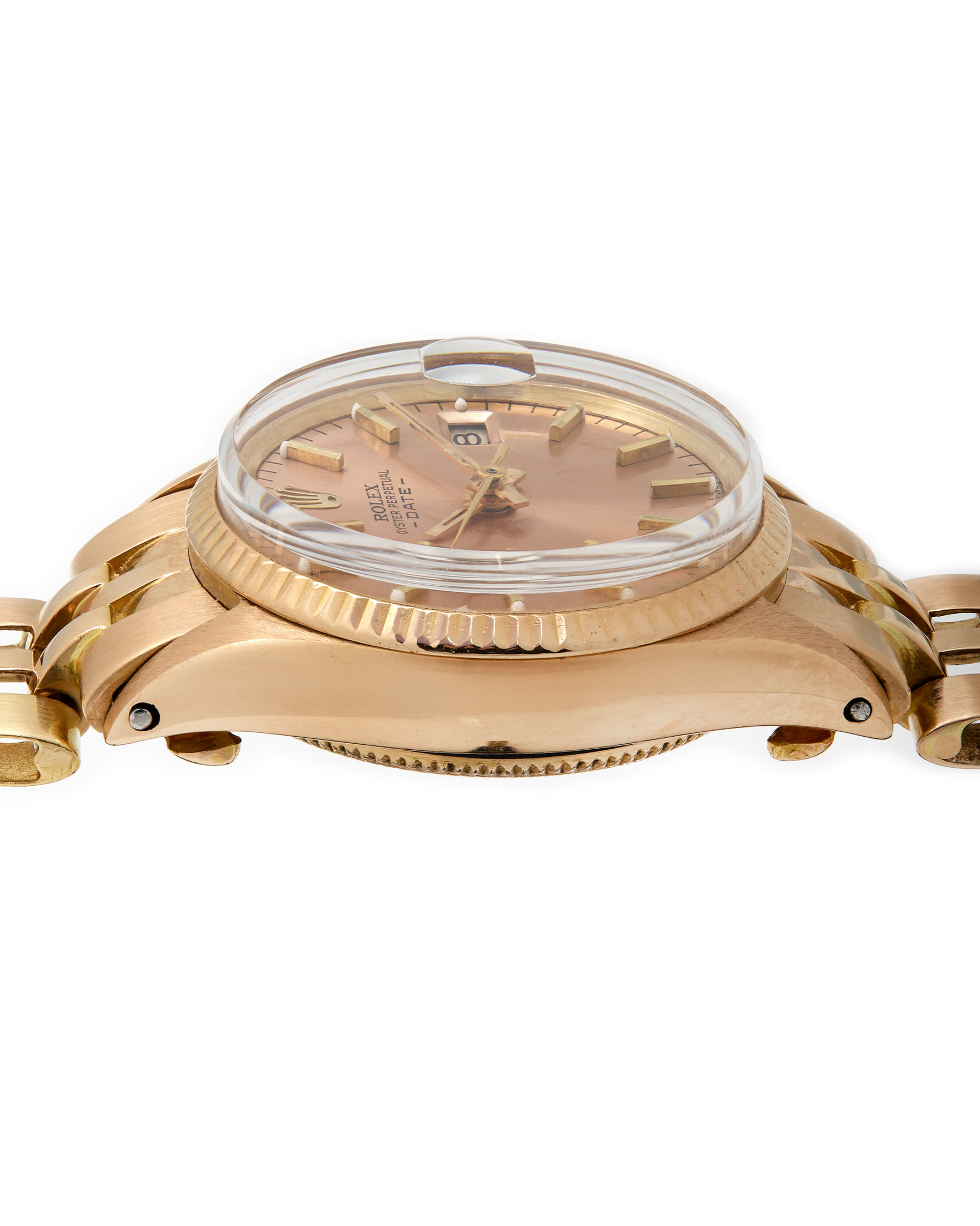 Rolex oster perpetual lady date oro rosa 18 kt 26 mm ref 6517-3