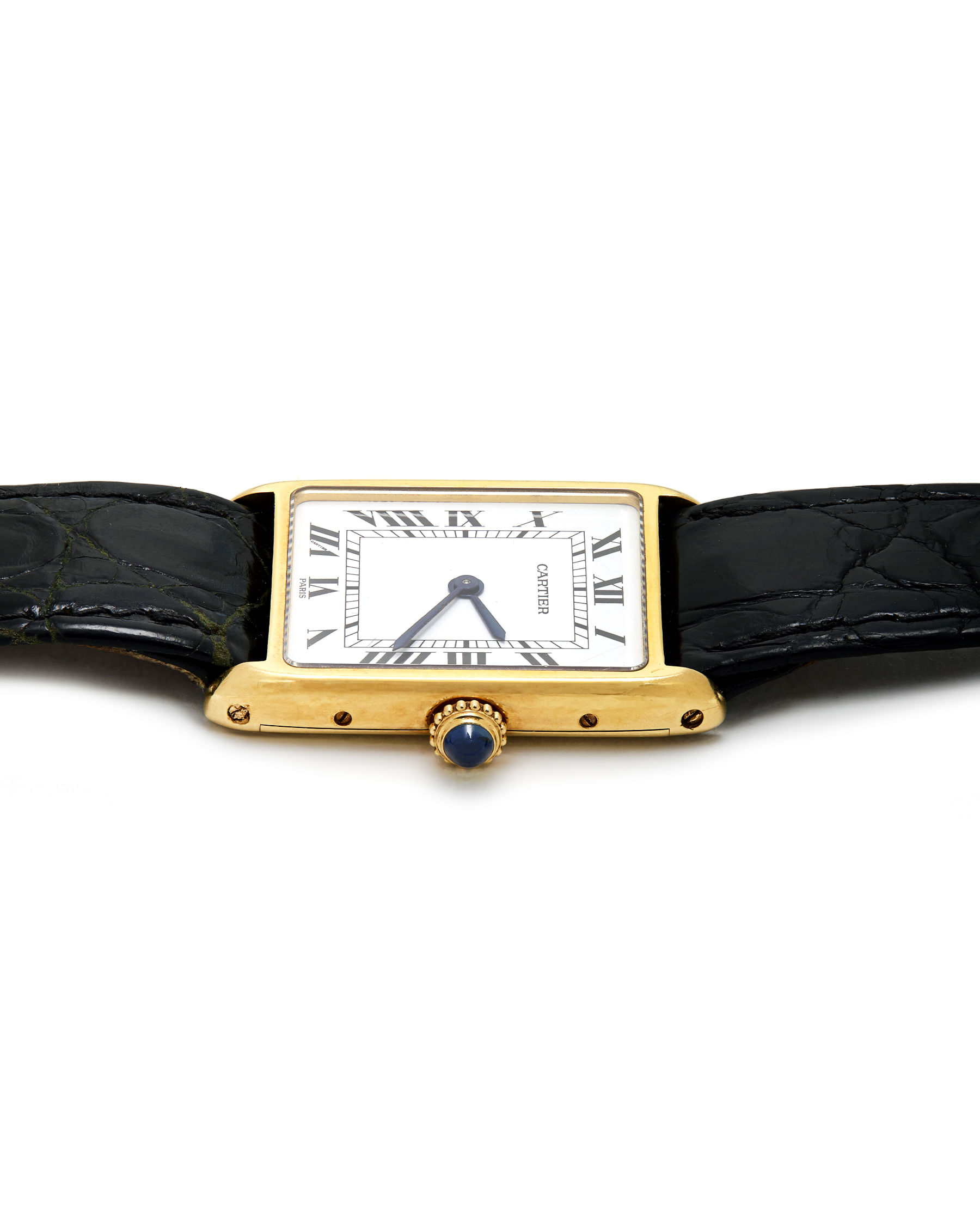 Cartier tank arrondie ultra thin 23 mm ref 96041-4